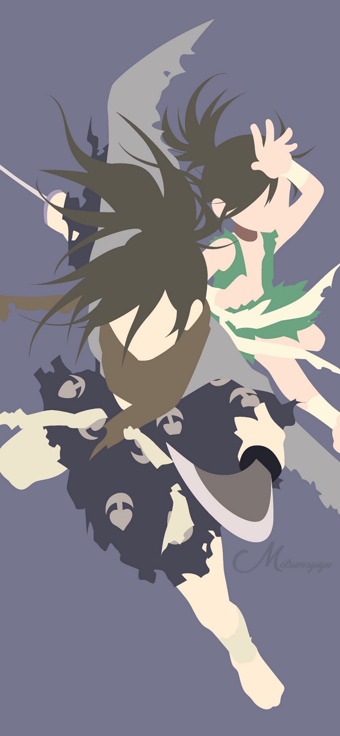 Hyakkimaru Dororo Minimalist 4K Wallpaper