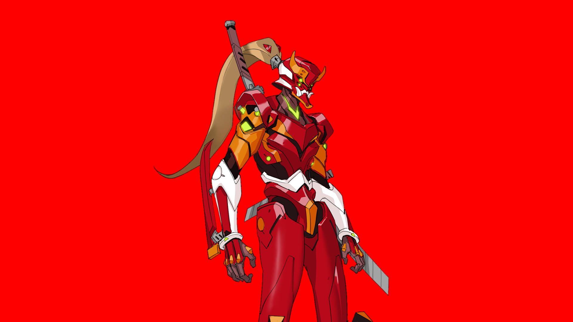 Anime character with sword illustration, sword, eyes, Neon Genesis