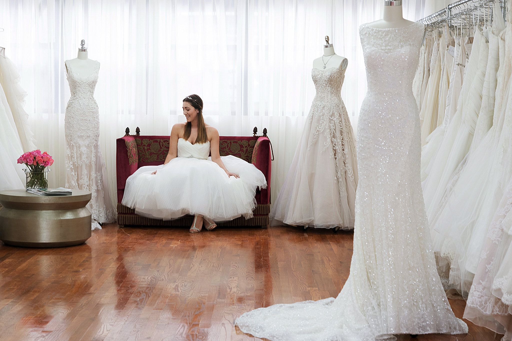 Designer Gowns Without the Wait or Drama