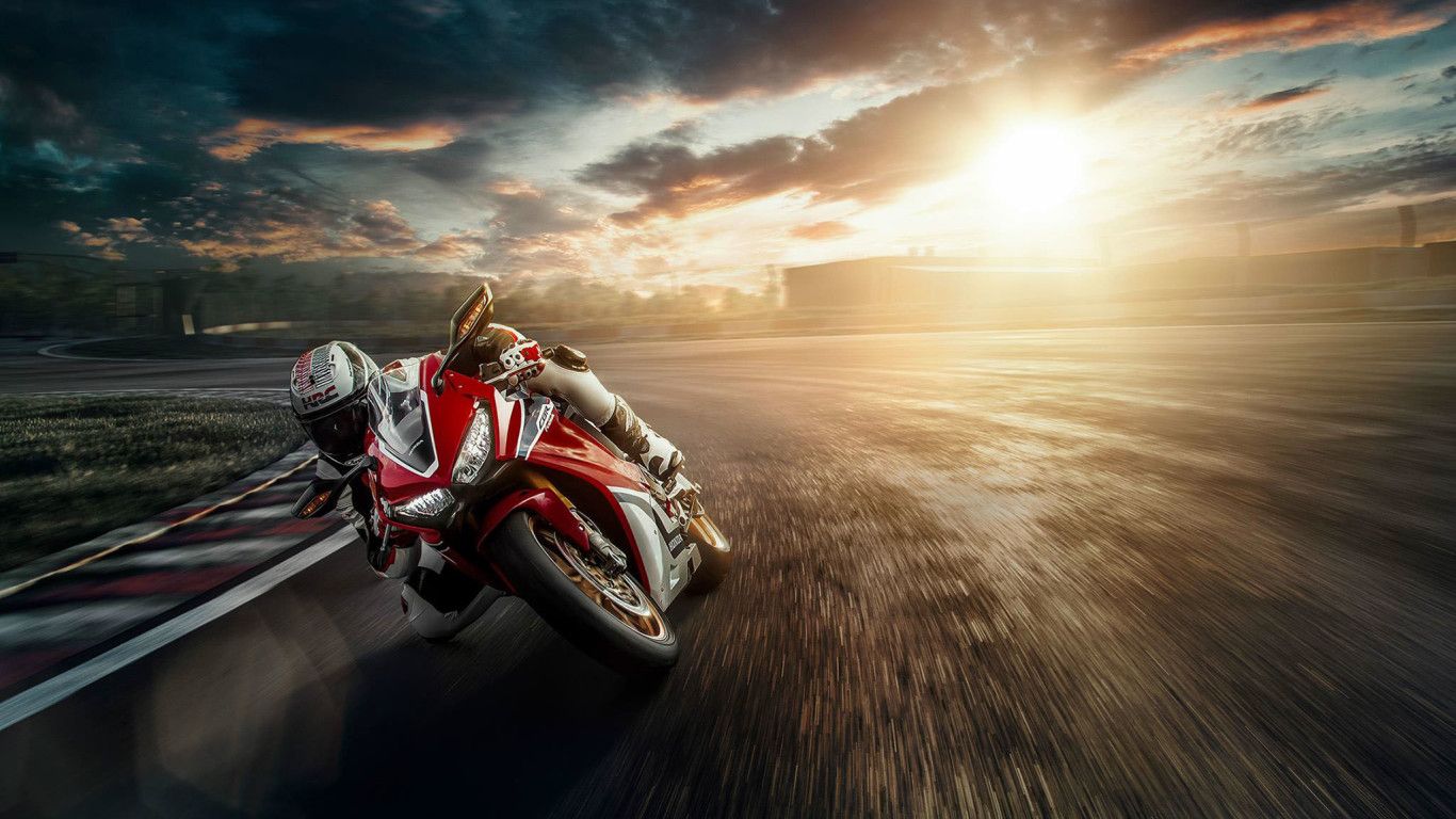 Honda Motorcycle Track Bike 1366x768 Resolution HD 4k