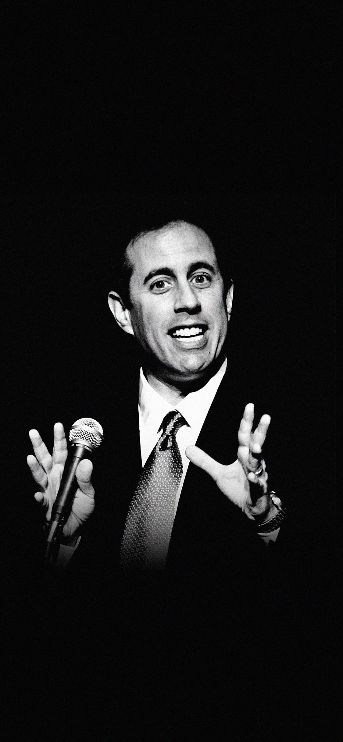 iPhone wallpaper. jerry seinfeld comedian actor