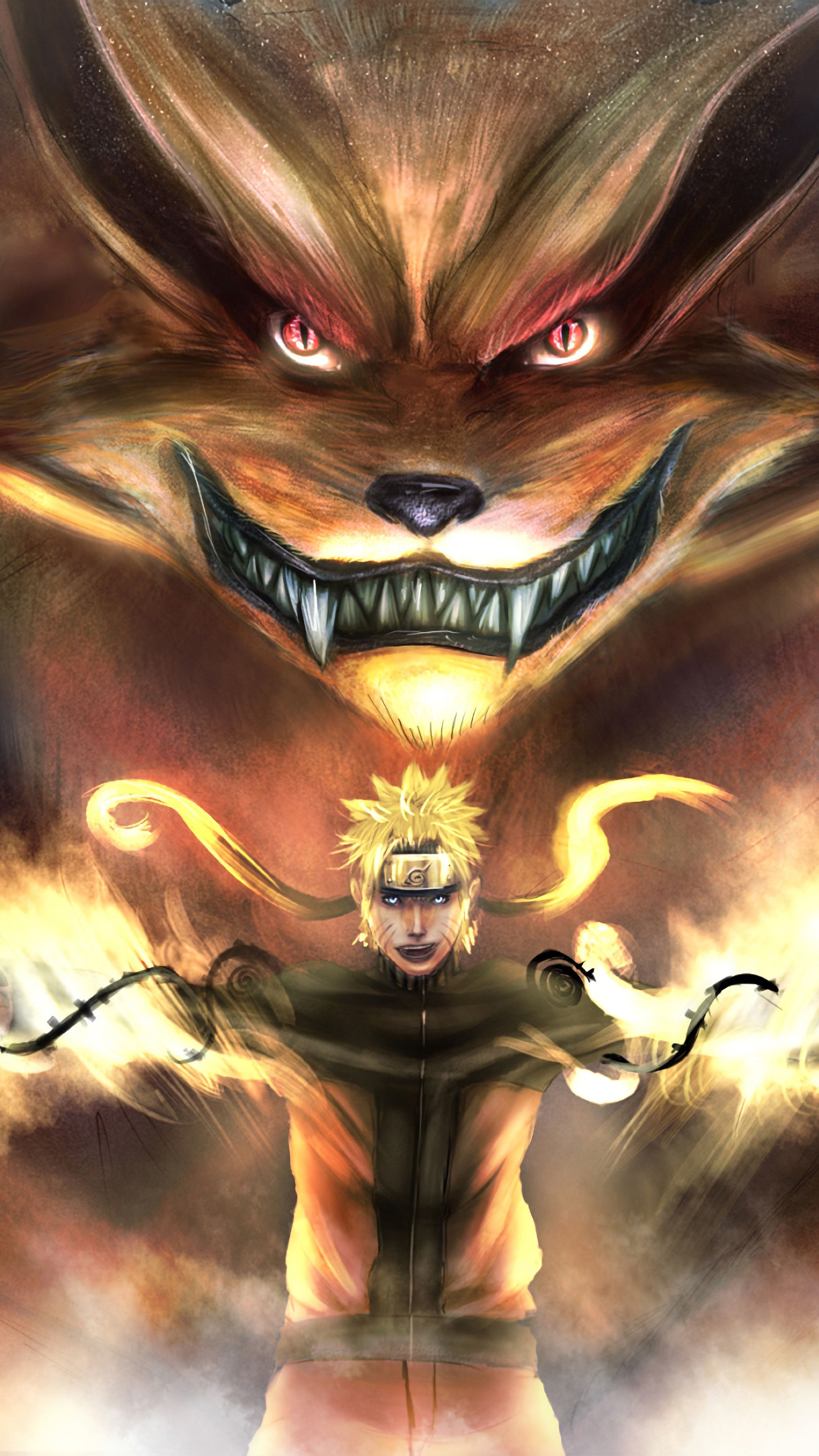 Naruto Y Kurama Wallpaper 4k