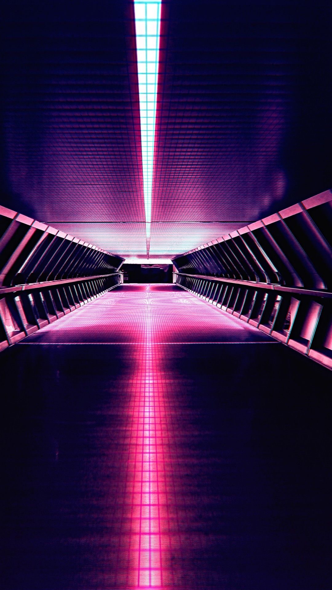 Wallpaper Synthwave, Retro, Electronic music, Neon, Architecture