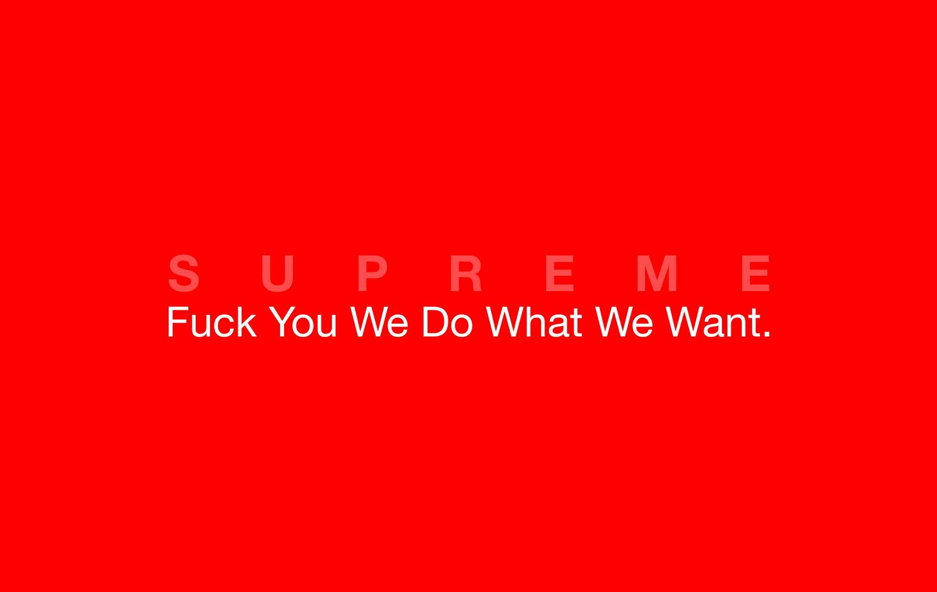 Supreme Wallpaper in 4K