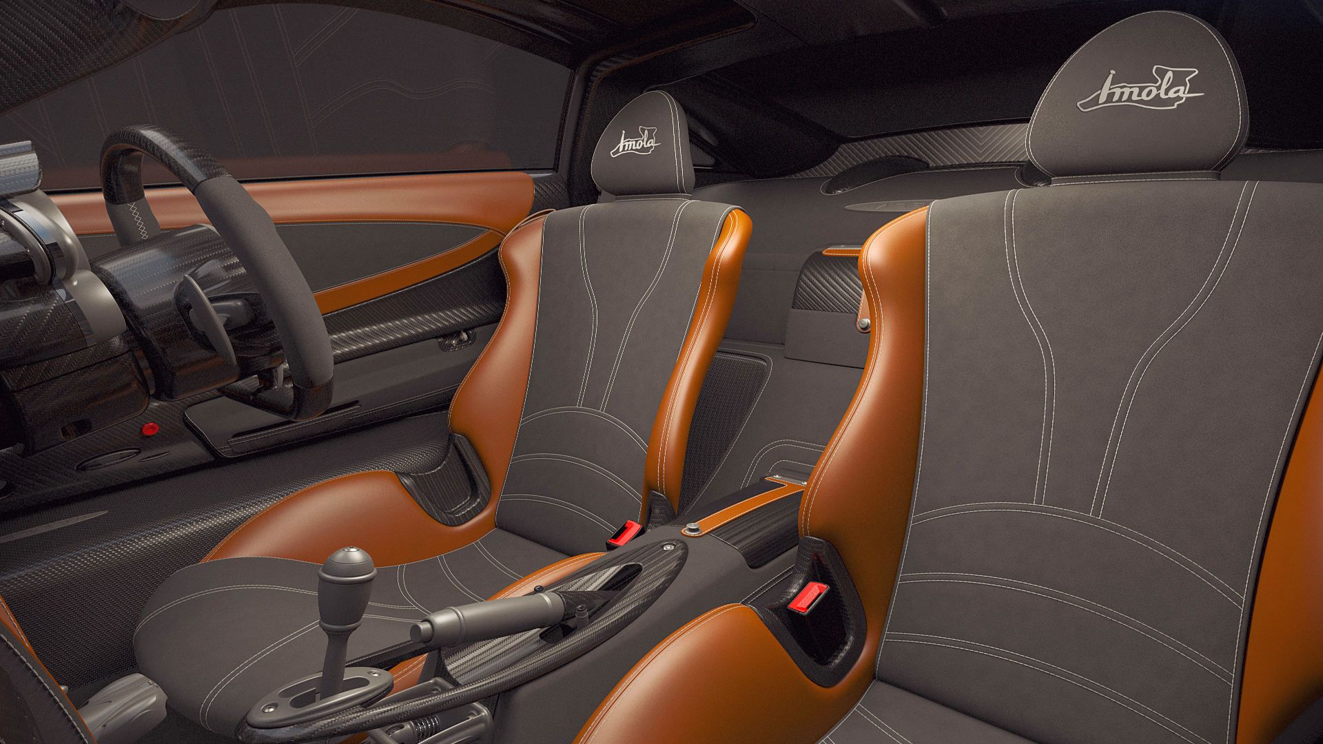 Pagani Imola 2021 Seats Wallpaper