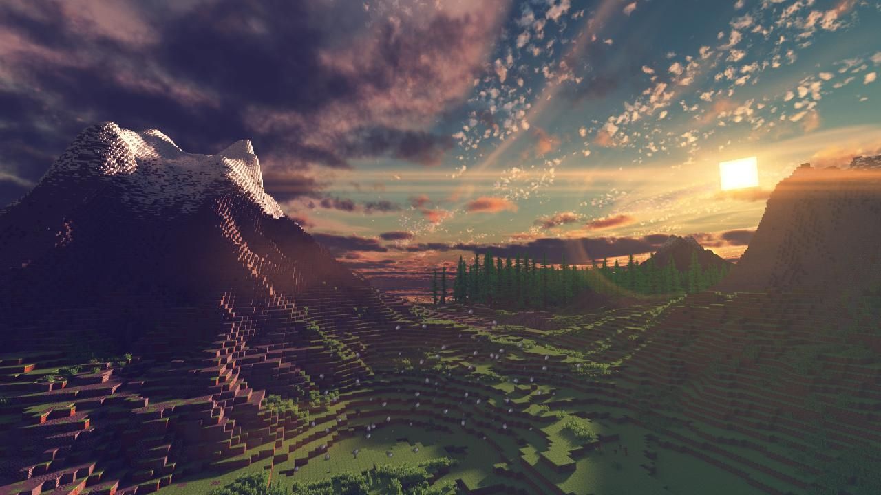 ✧︿✧= ]﻿  Minecraft wallpaper, Minecraft shaders, Minecraft pictures