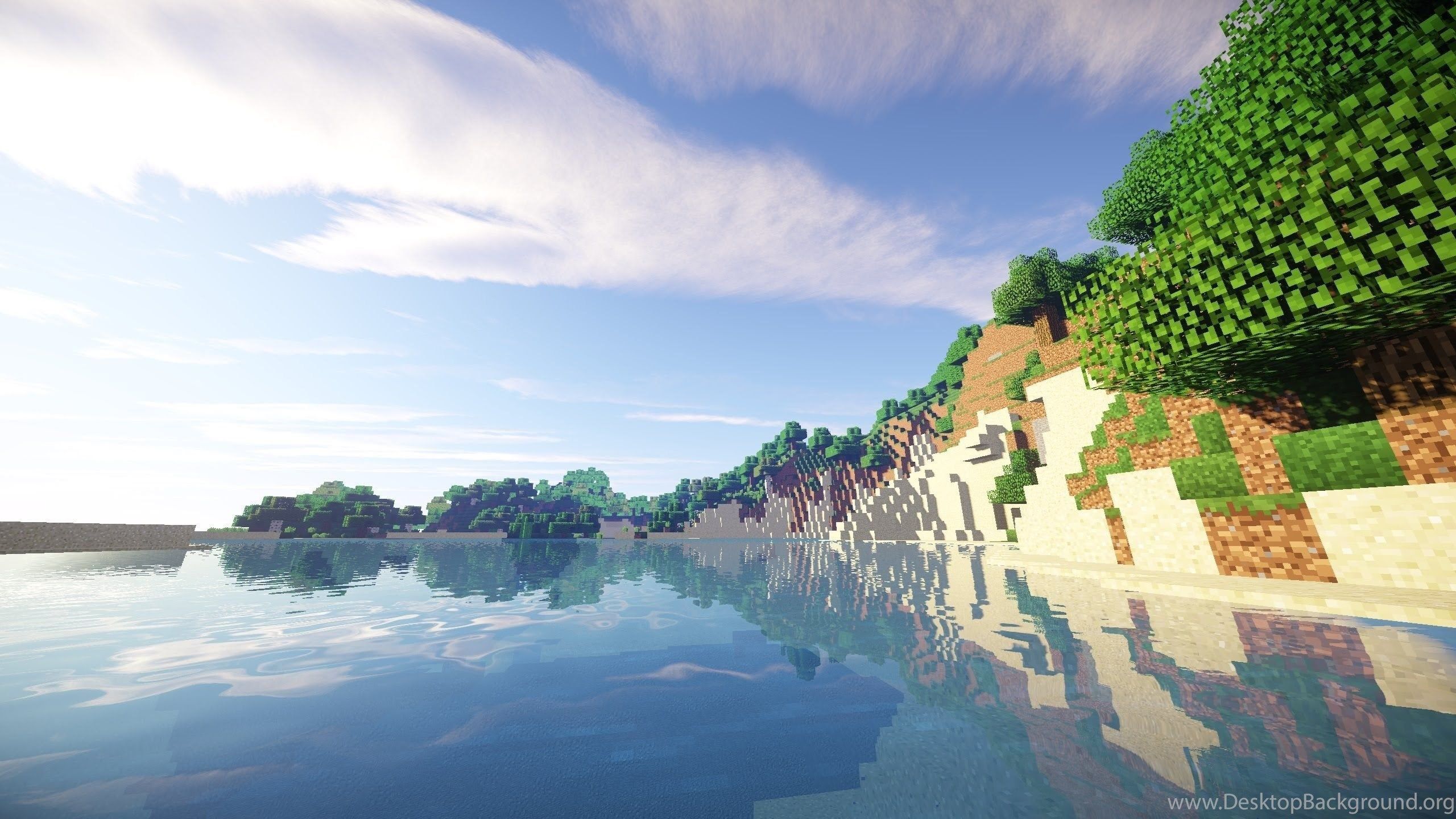 Desktop HD Minecraft Shaders Wallpapers - Wallpaper Cave