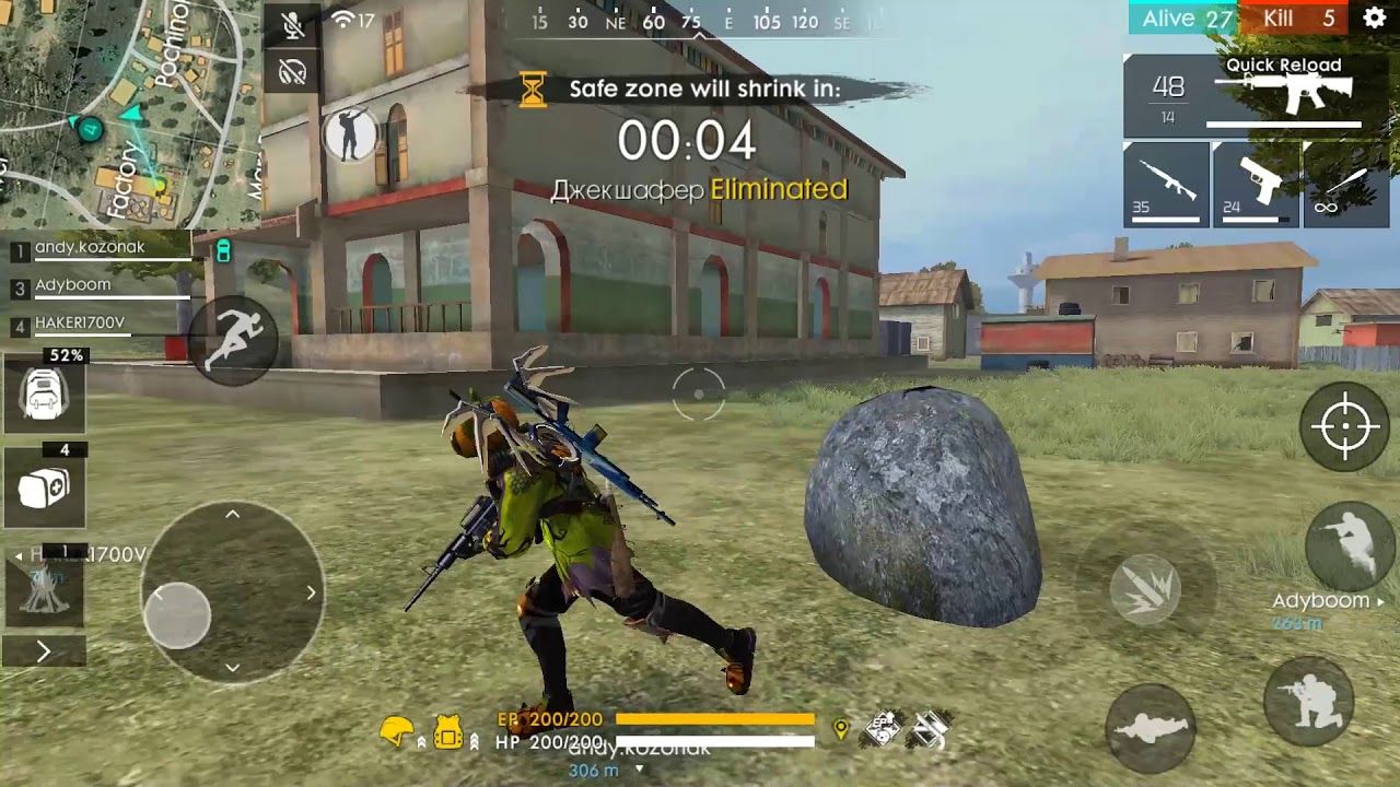Free Fire Squad BOOYAH! Gameplay android
