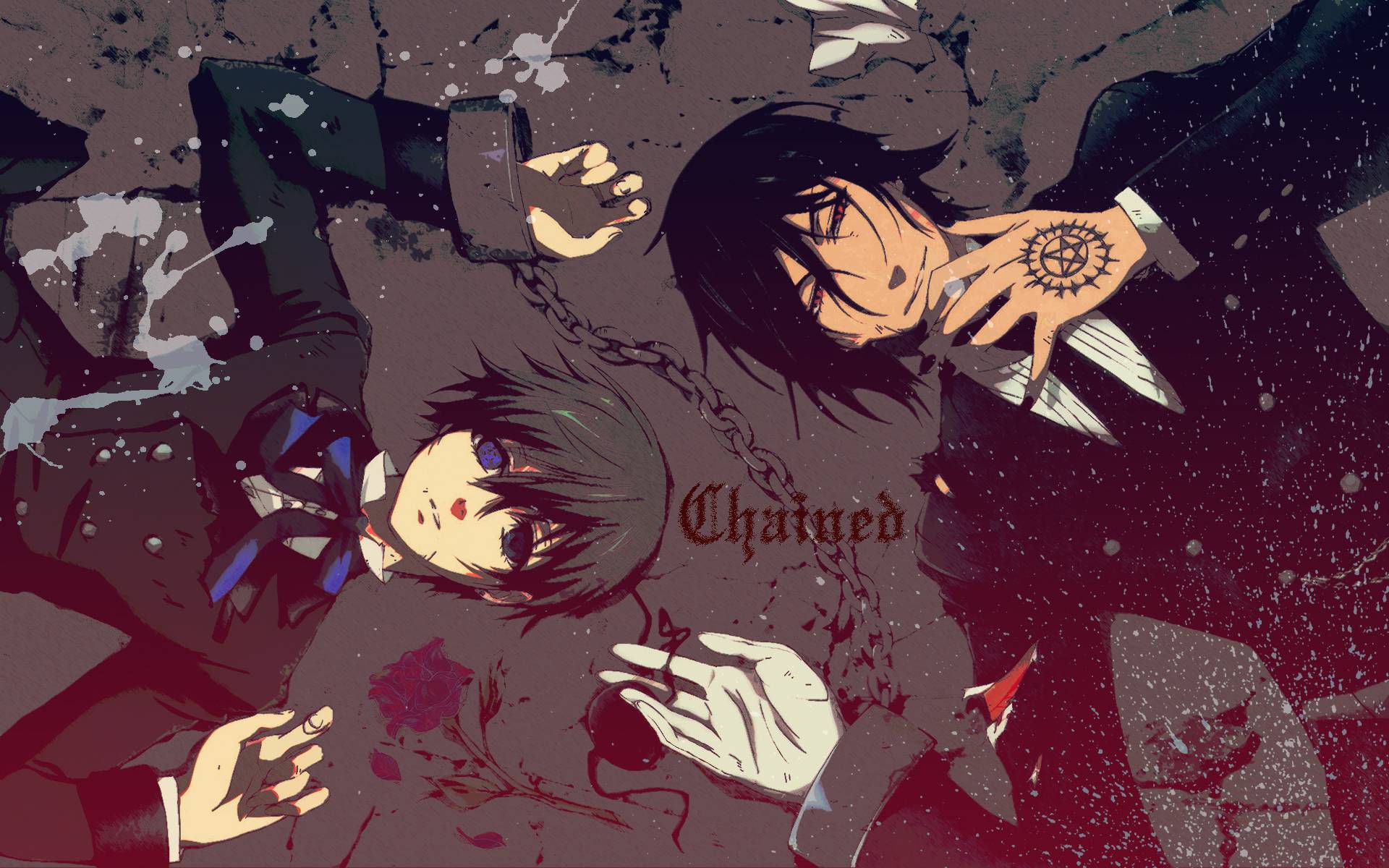 Black Butler Desktop Background. Black