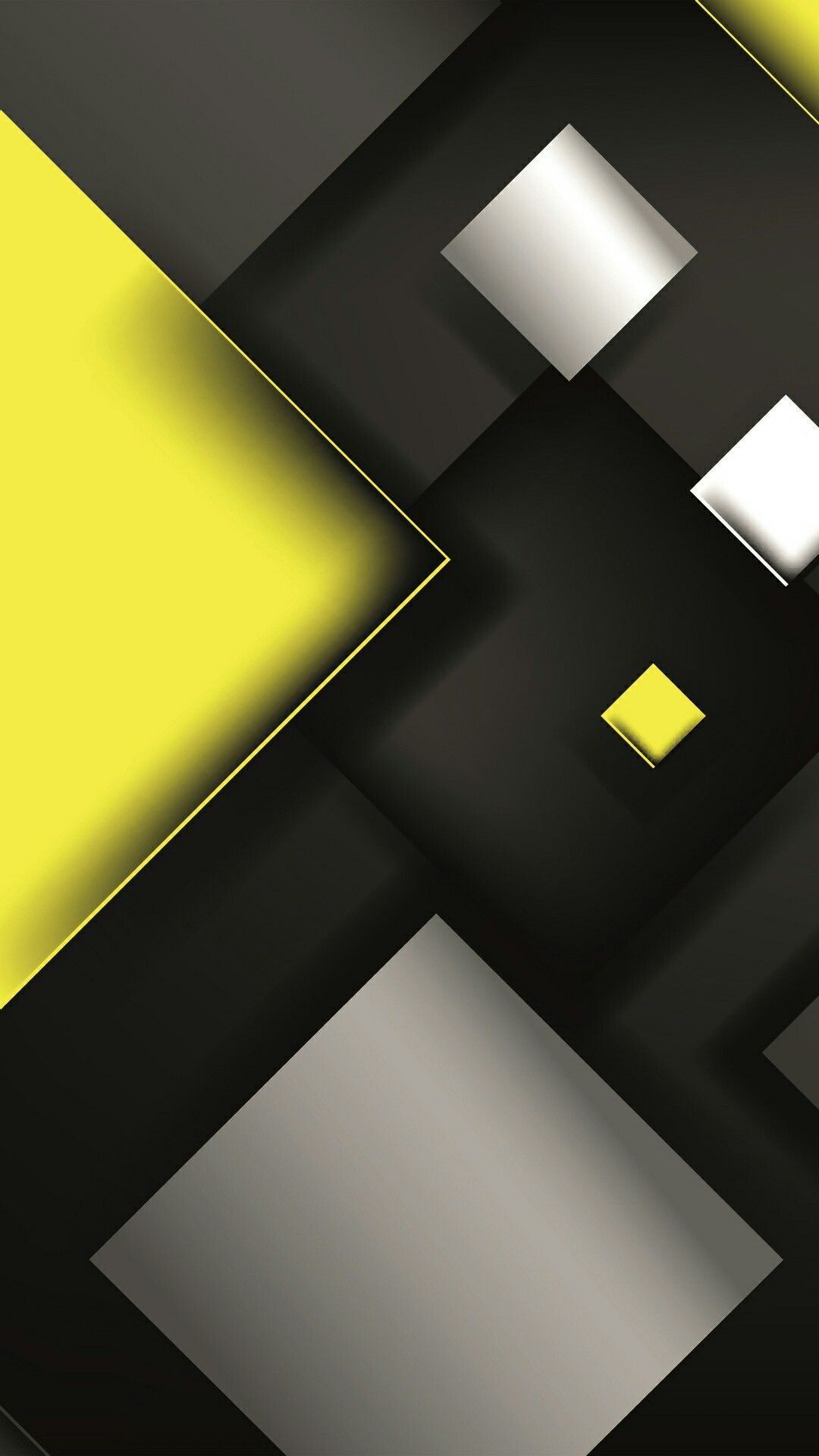 Yellow and Black Abstract Wallpapers