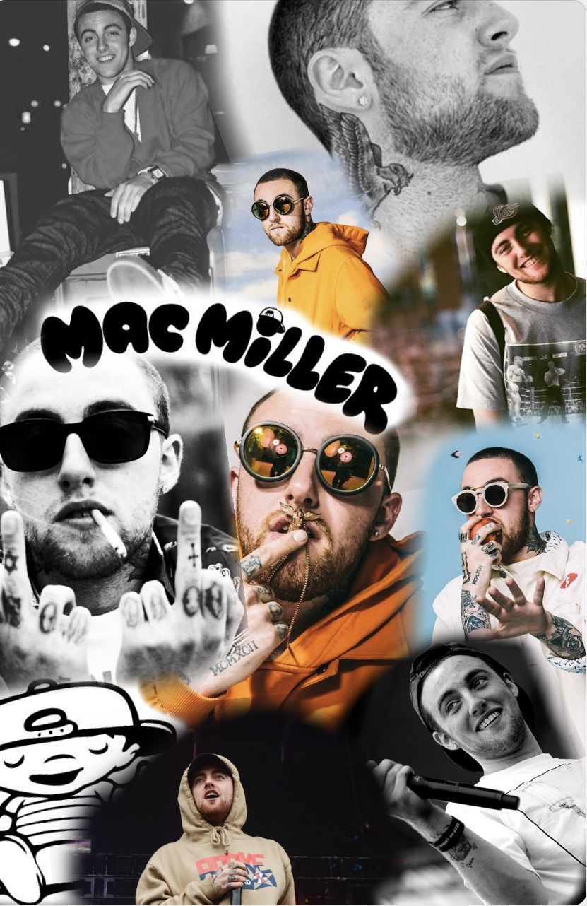 MacMiller #wallpaper #collage #collagewallpaper. Mac miller, Mac
