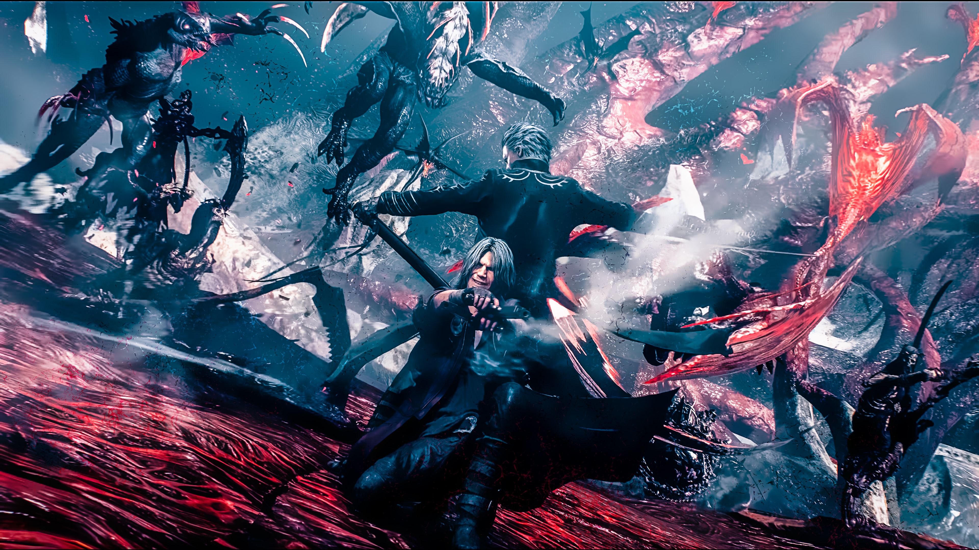 Devil May Cry 5 Dante and Vergil 4K Wallpaper SyanArt Station