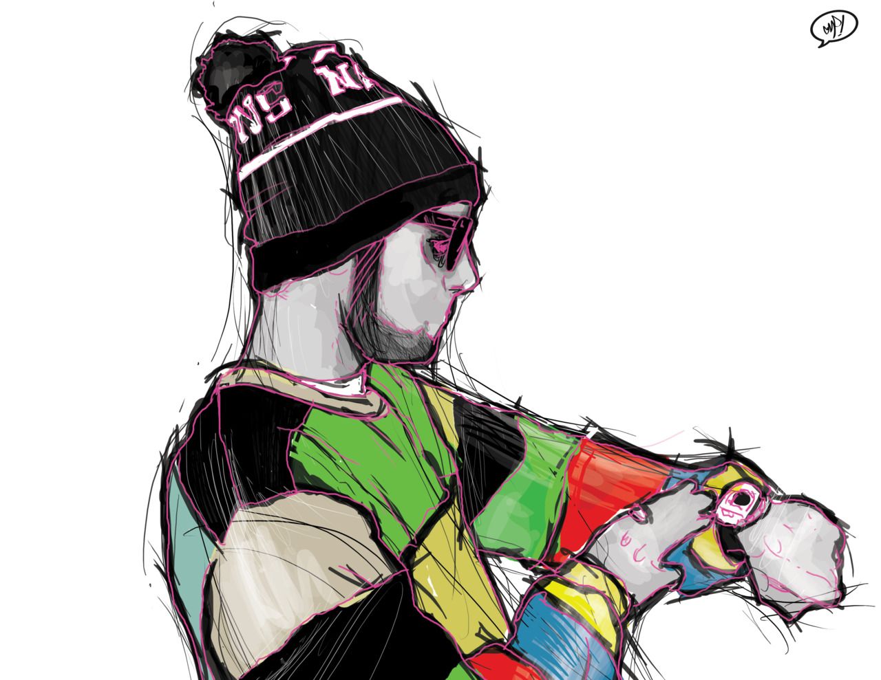 Mac Miller Laptop wallpaper found the art on this sub  rMacMiller