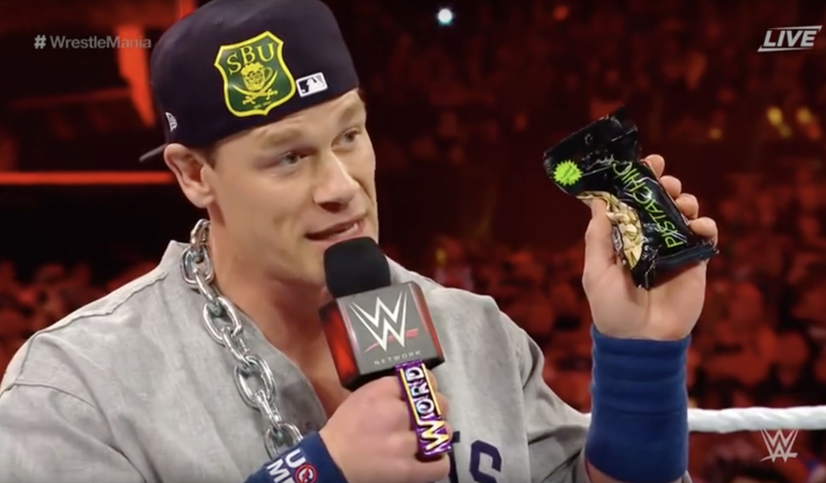 John Cena Drops Sick Rap Rhymes In Surprise Return At WrestleMania