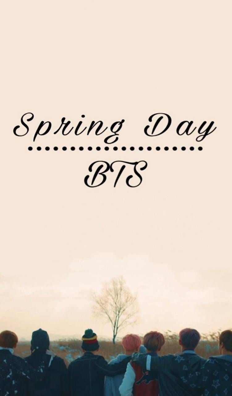 bts spring day wallpaper