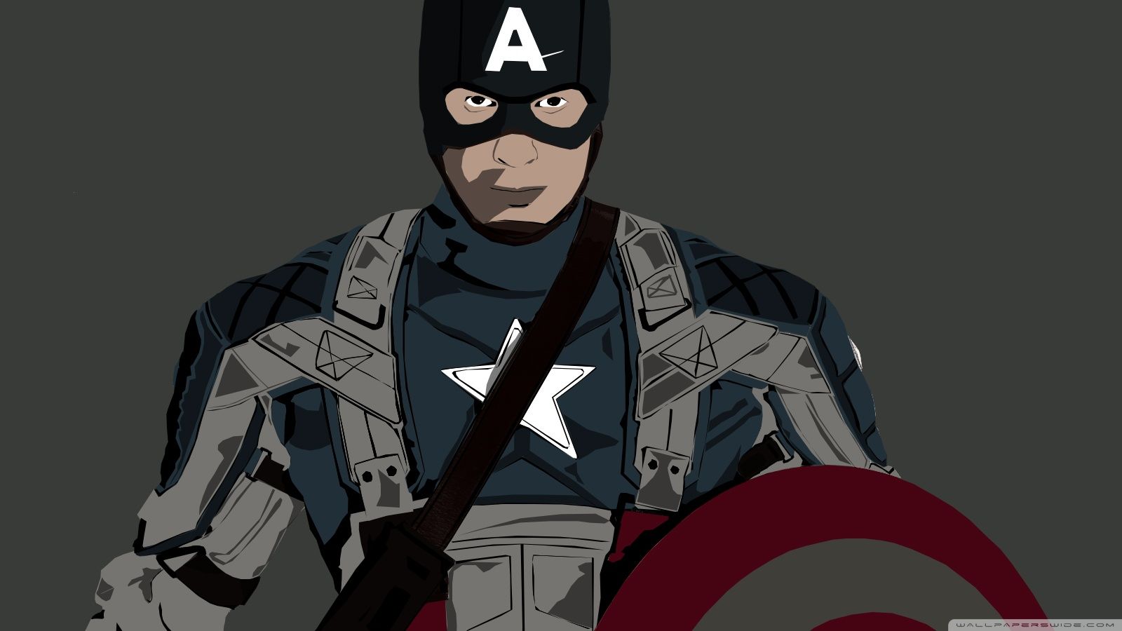 Captain America vector Ultra HD Desktop Background Wallpaper