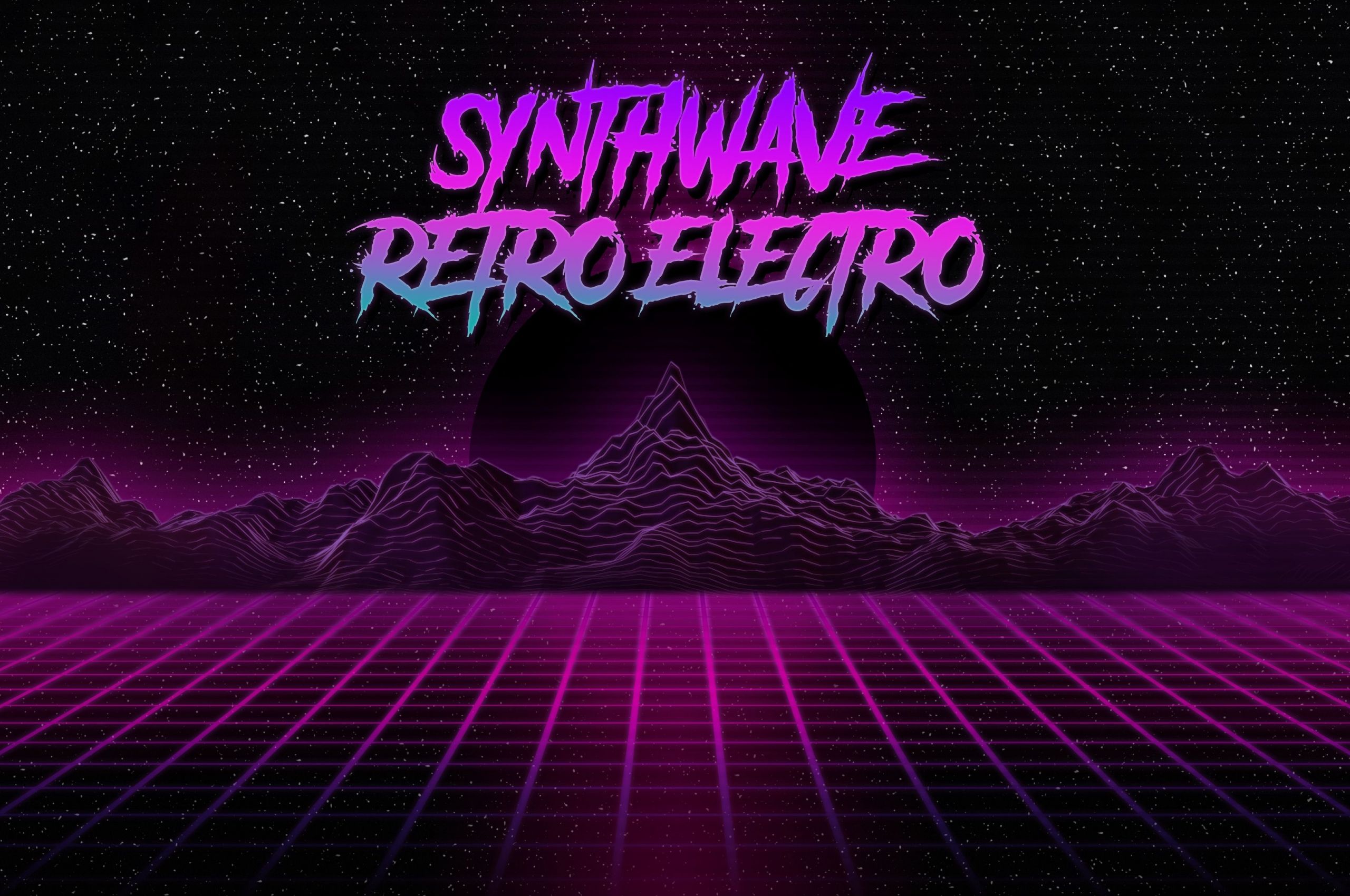 Free download Synthwave Retro Electro Wallpaper [3840x2160]