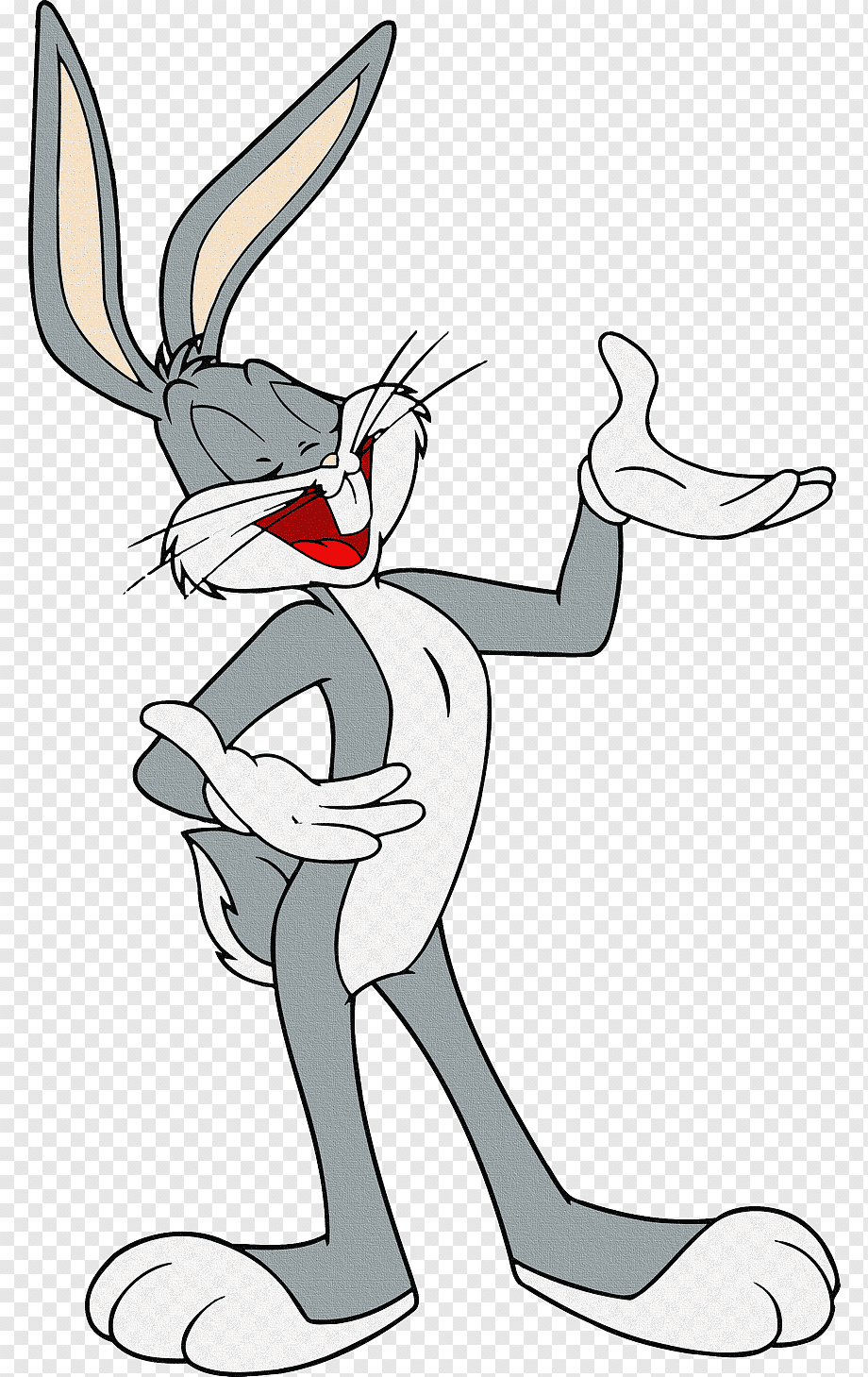 Bugs Bunny Animation, bunny, white, mammal, animals png