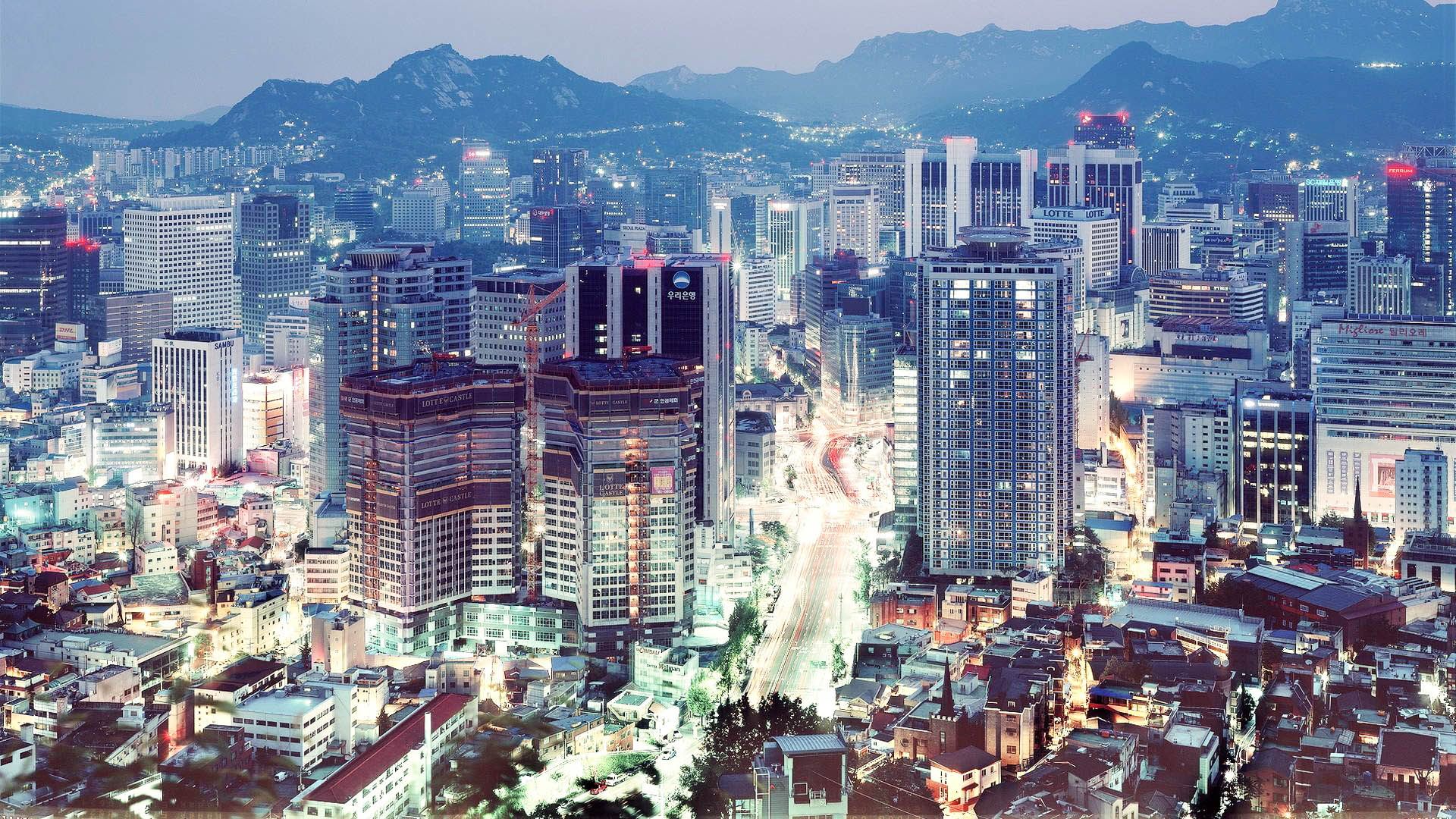 Seoul Background. Seoul Wallpaper