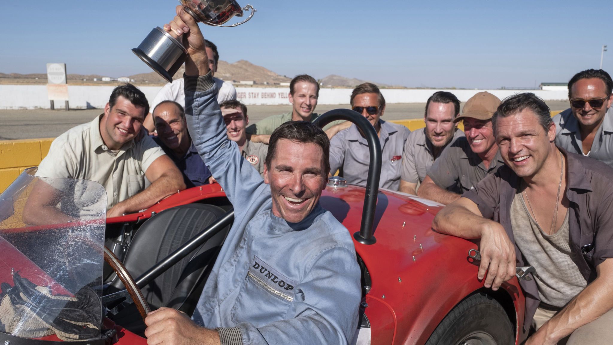 Christian Bale is a hoot in the racing drama Le Mans '66