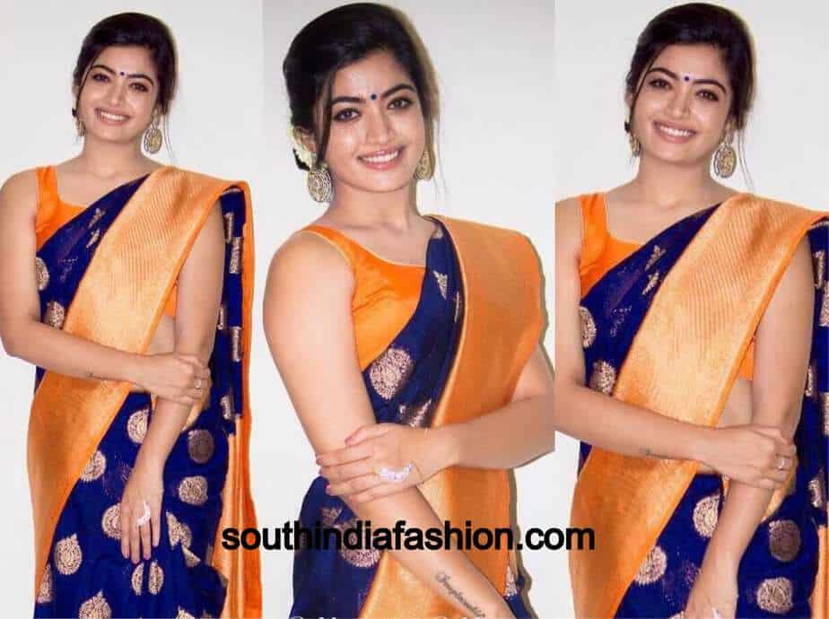 Saree Looks Of Rashmika Mandanna That We Are Crushing On!