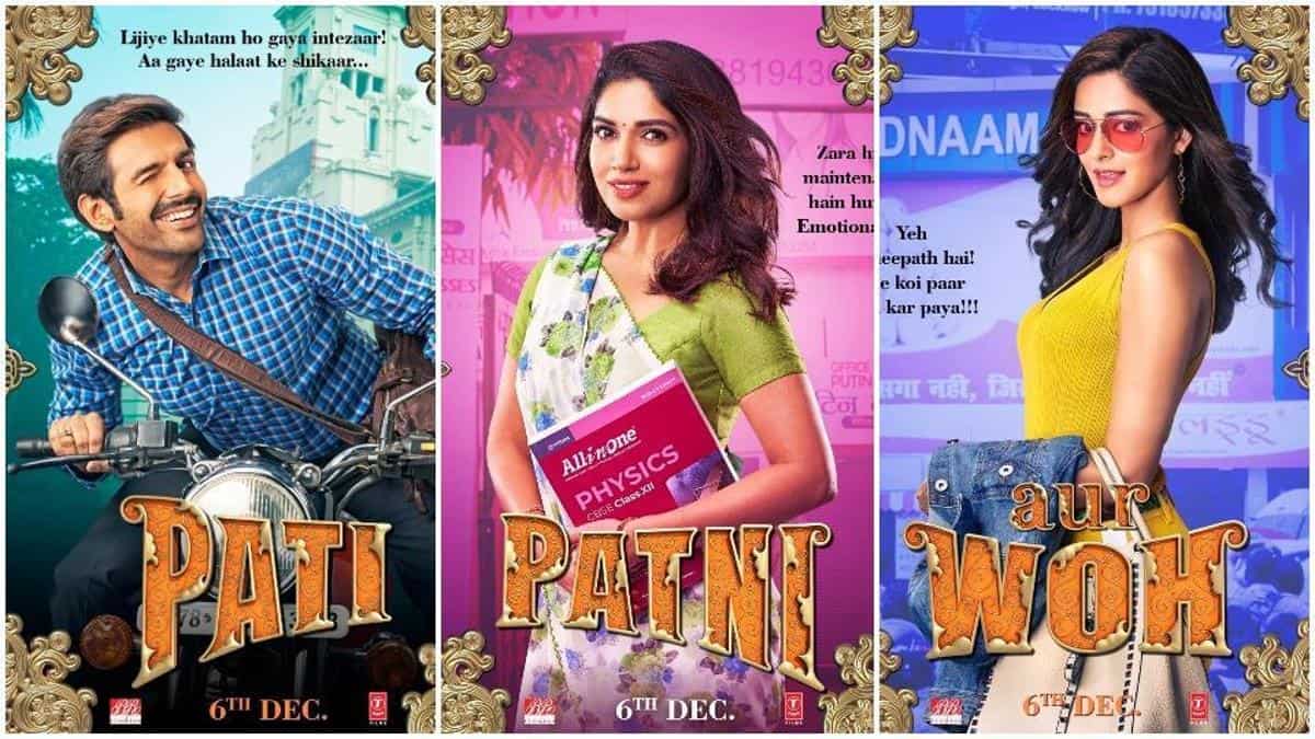 Pati Patni Aur Woh posters: Kartik Aaryan is a model husband