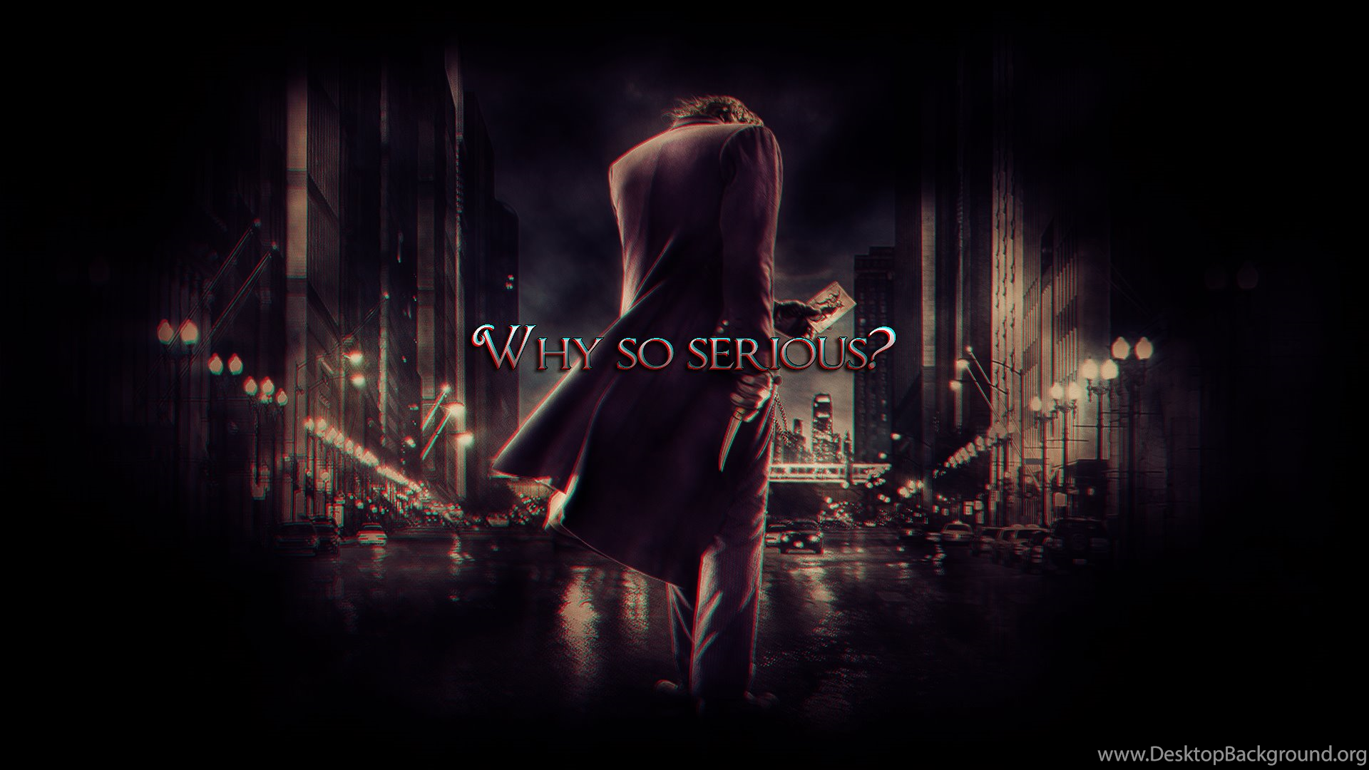The Joker Why So Serious? By DarkBowDesigns Desktop