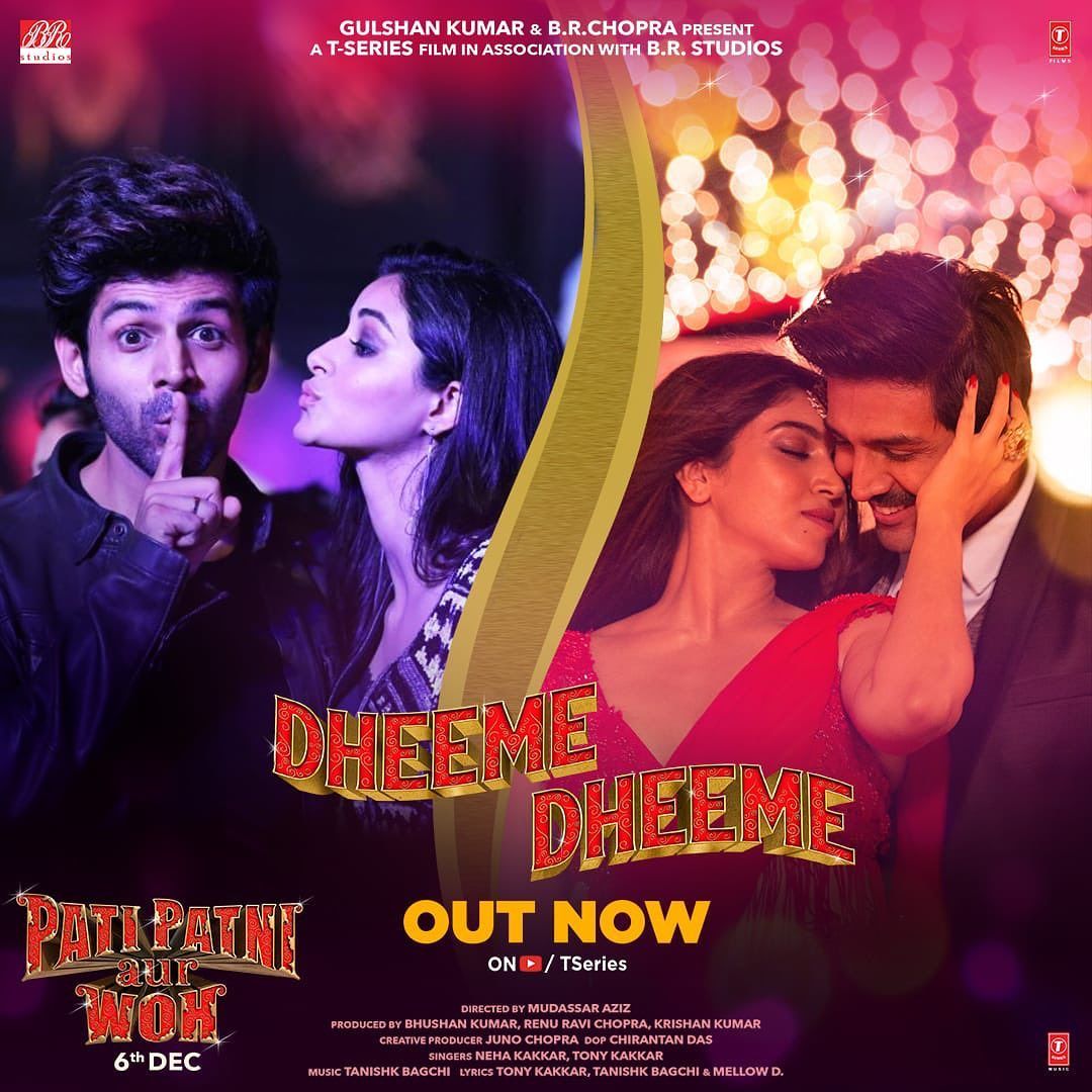 Pati Patni Aur Woh' 'Dheeme Dheeme' Song: Kartik Bhumi Ananya Trio