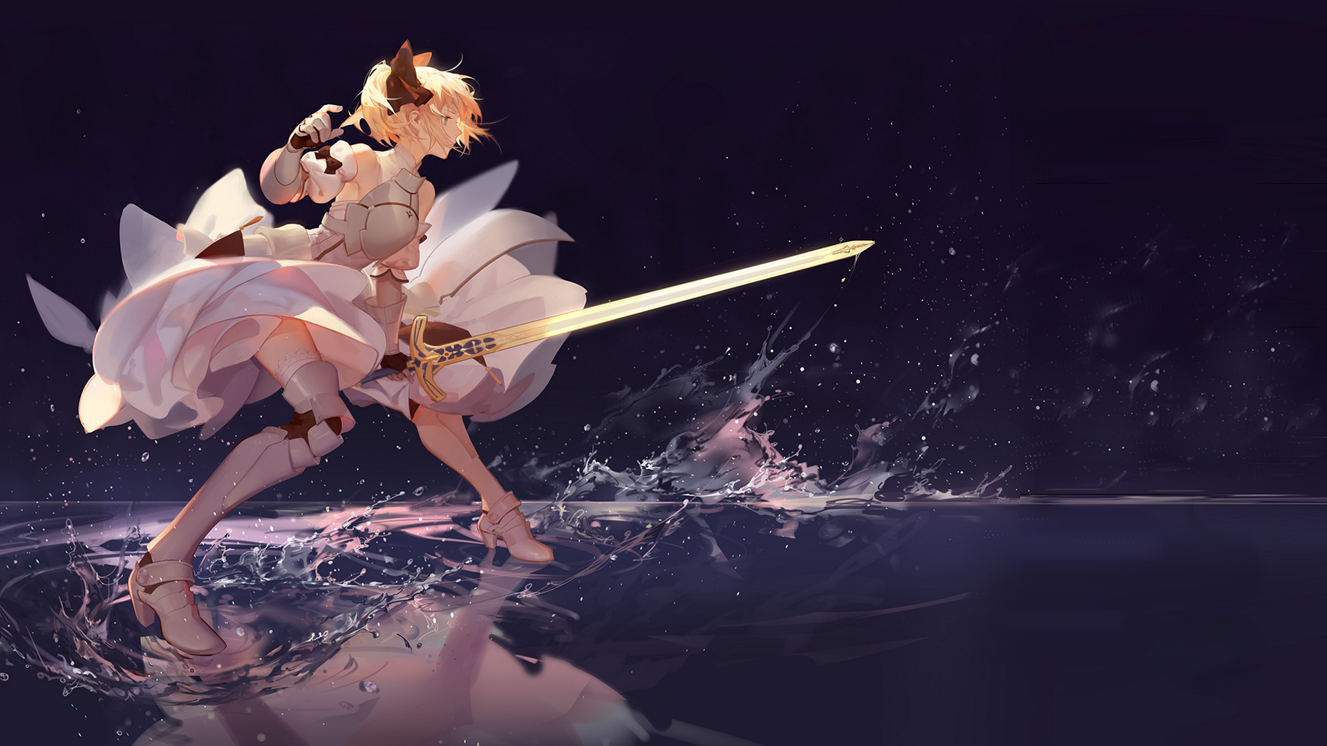 Saber Lily, HD Anime, 4k Wallpaper, Image, Background, Photo