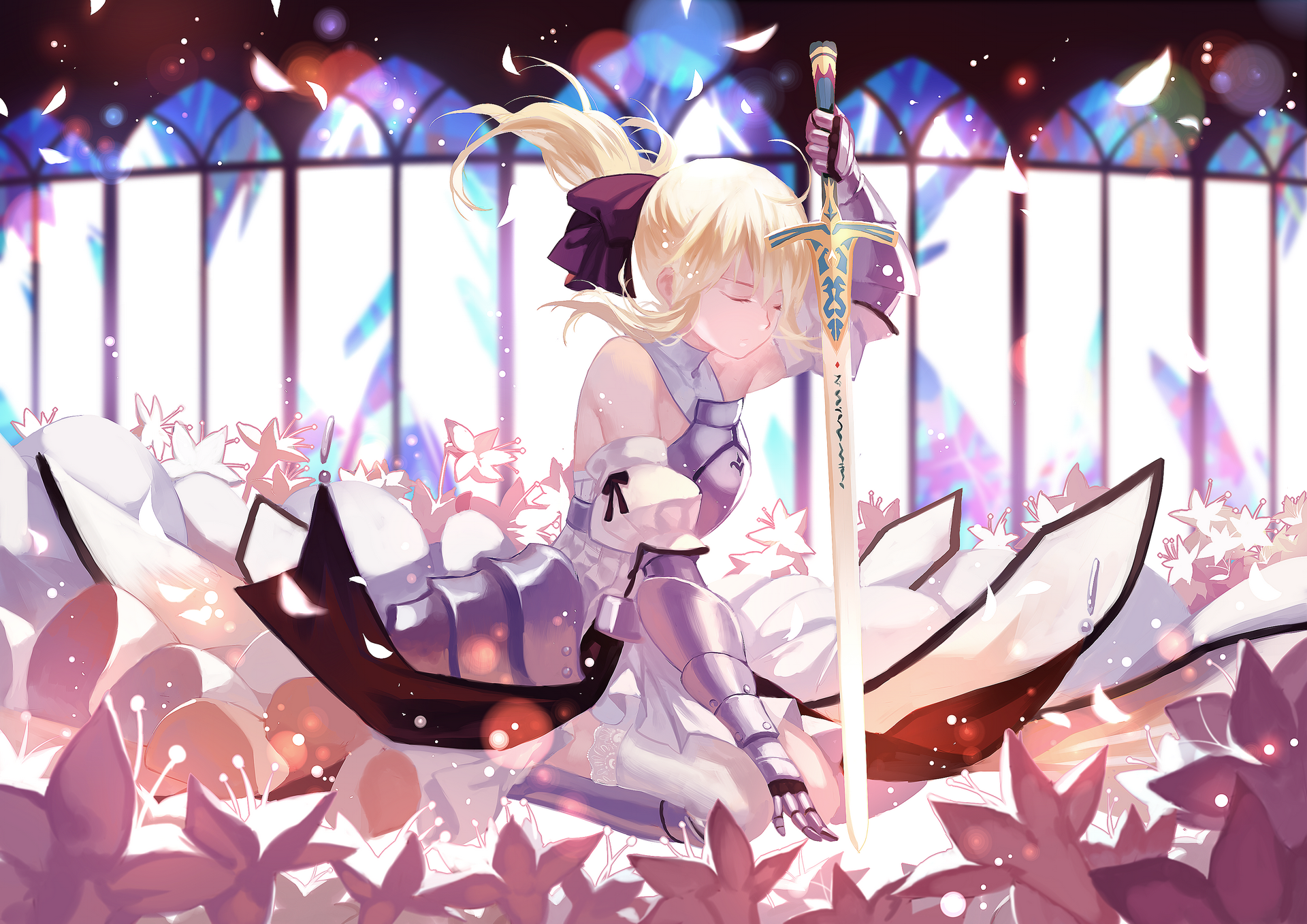 1920x1358 Saber Lily wallpaper for computer. Saber Lily HD