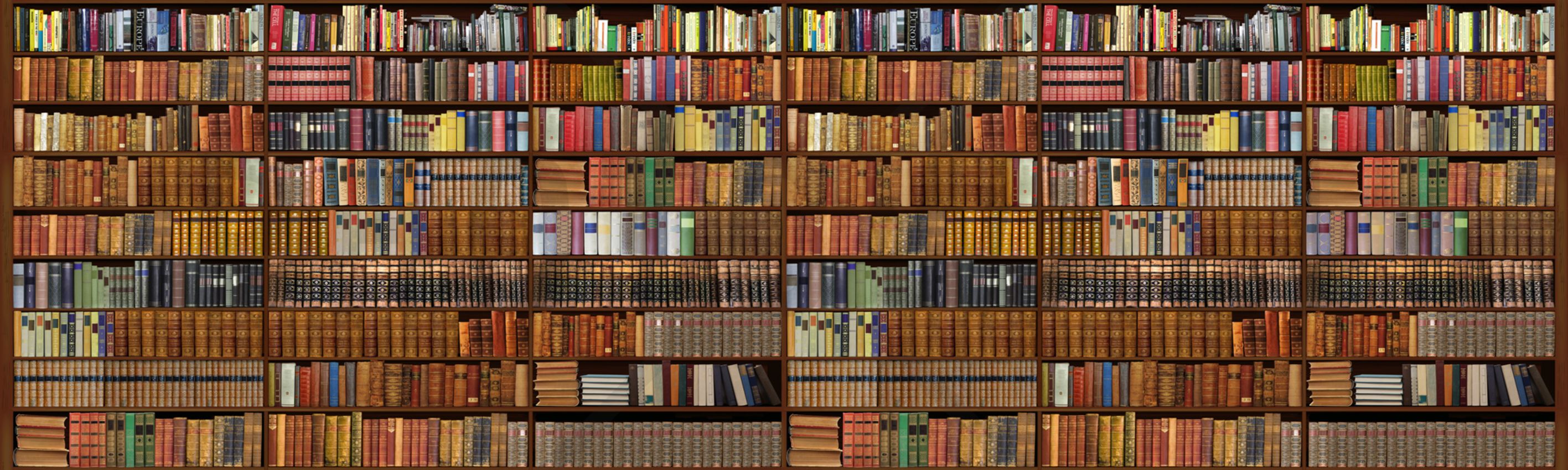 Bookcase Wallpaper. Bookcase Wallpaper