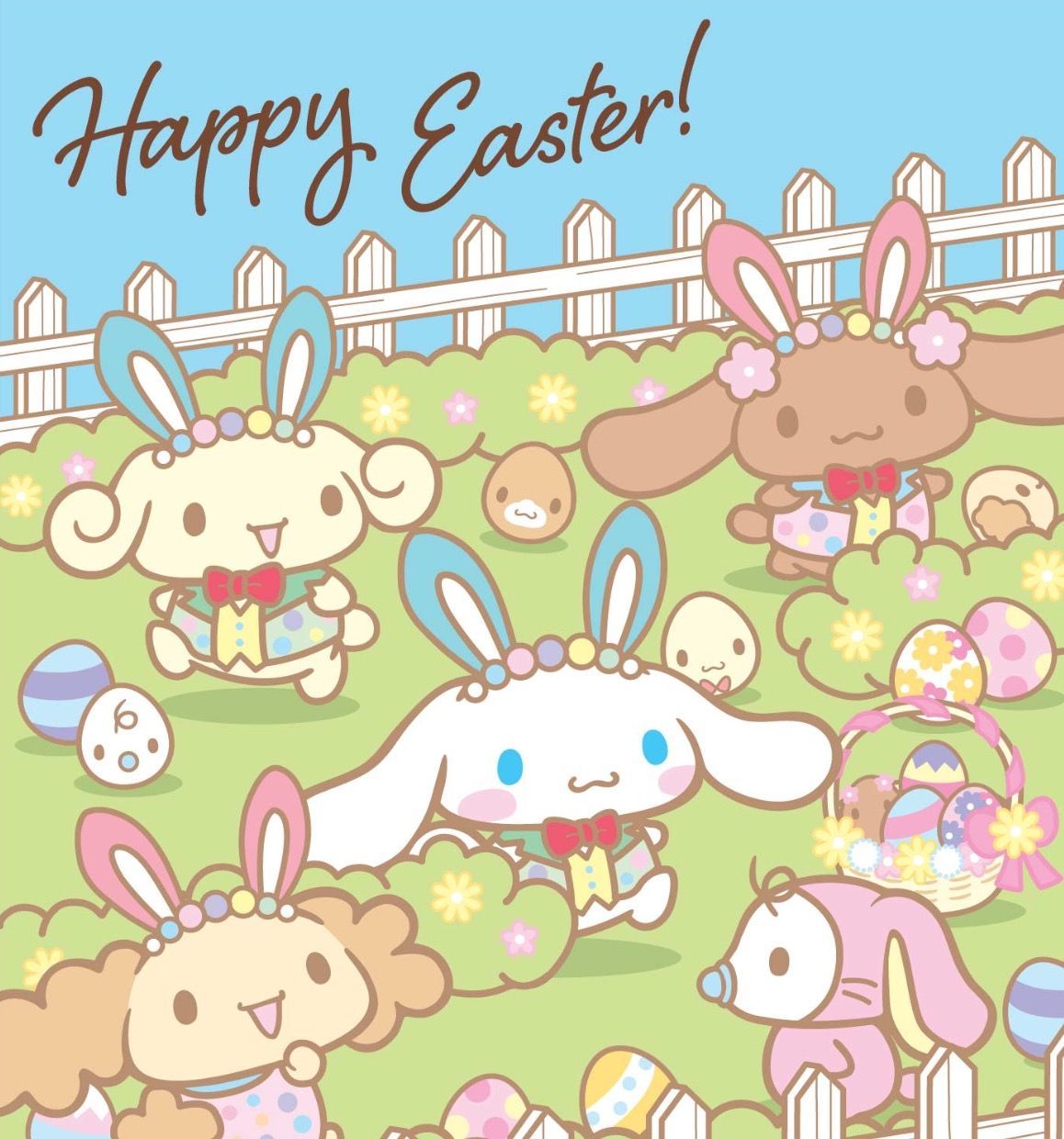 Happy Easter! #Cinnamoroll ٩(๑❛ᴗ❛๑)۶. Cute anime character