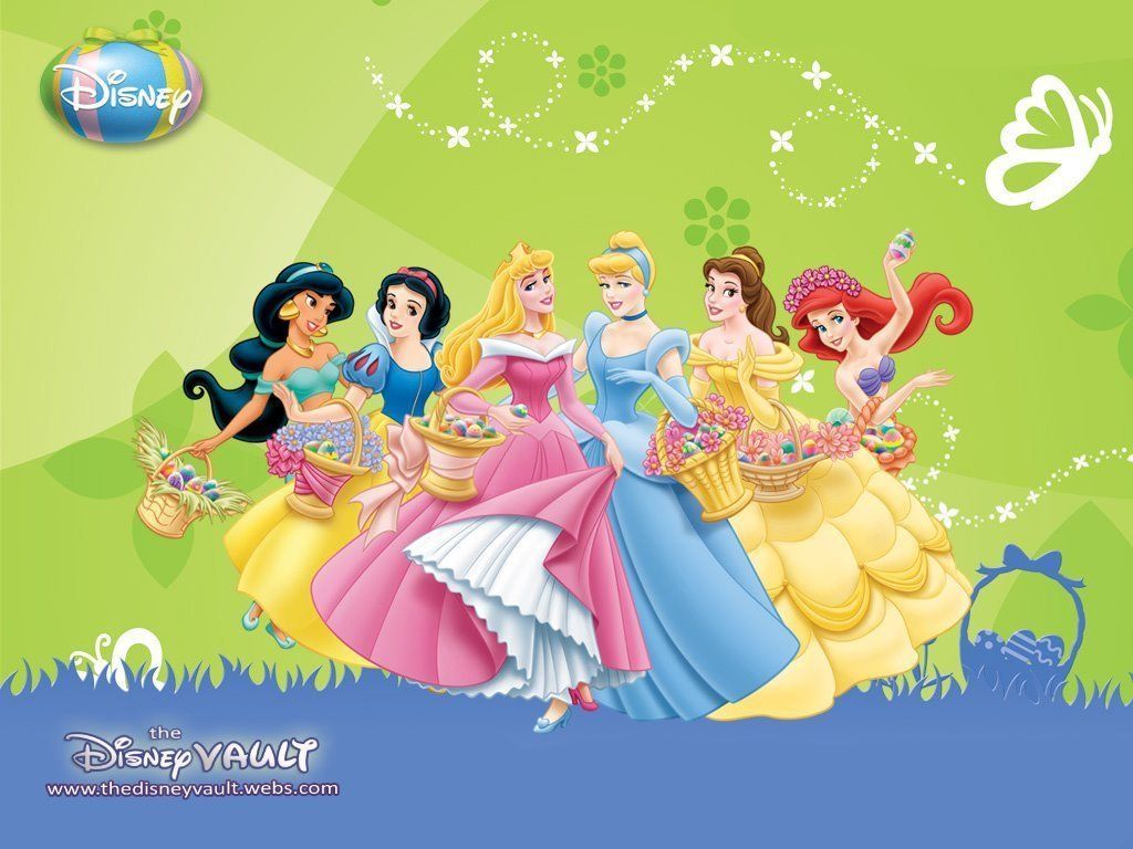 Happy Easter. Disney princess wallpaper