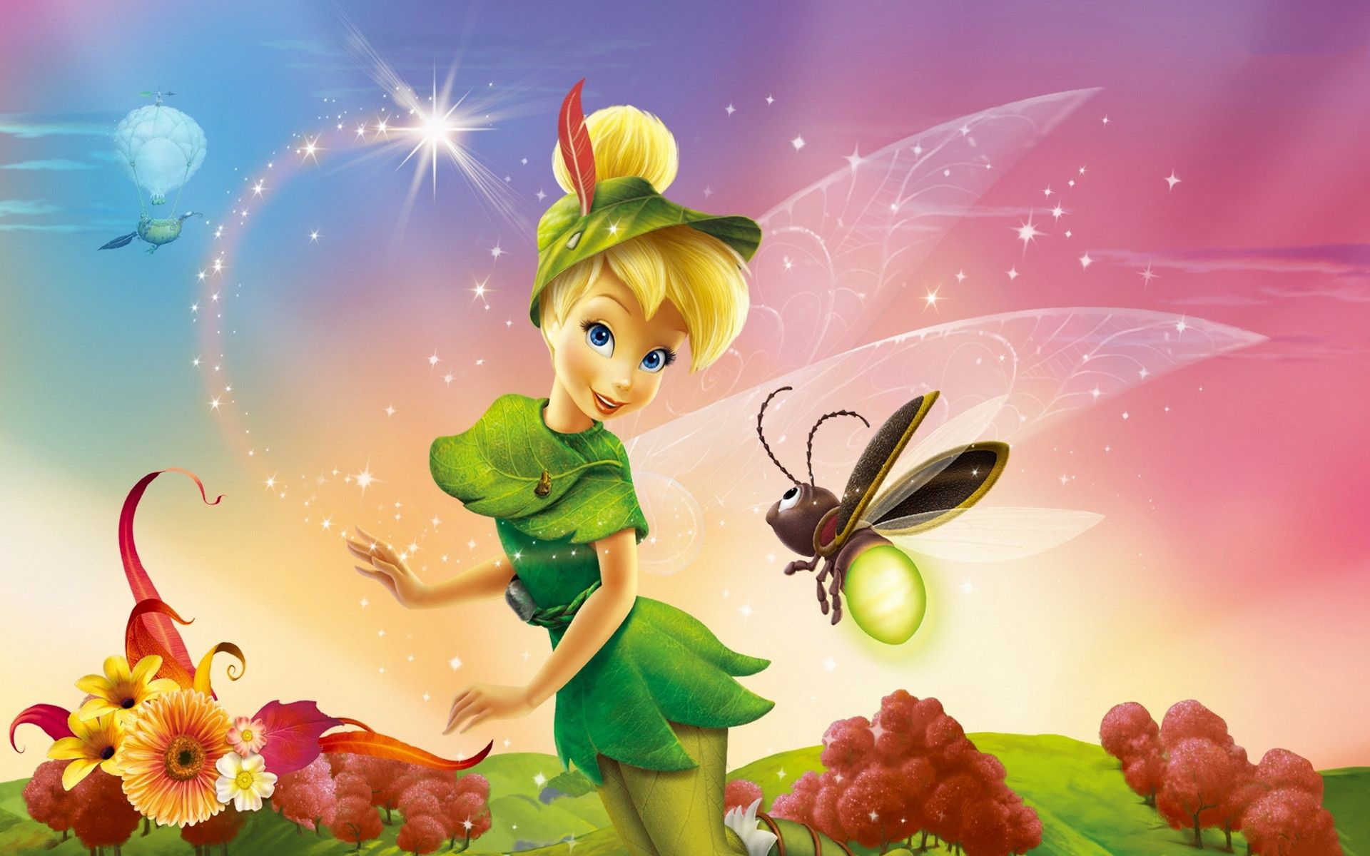 Tinkerbell and a bee