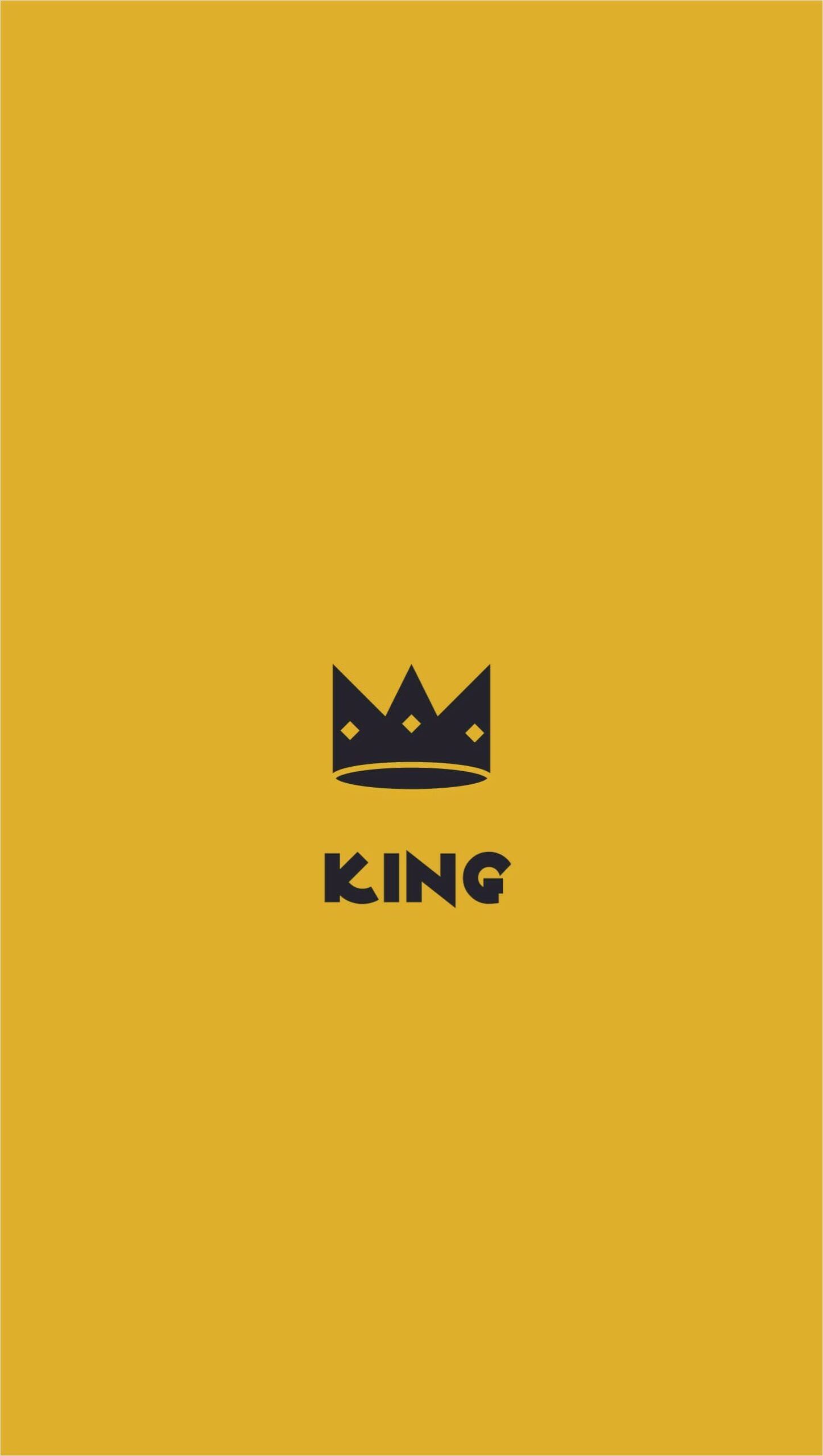 4k Wallpaper King In Yellow. Art wallpaper iphone