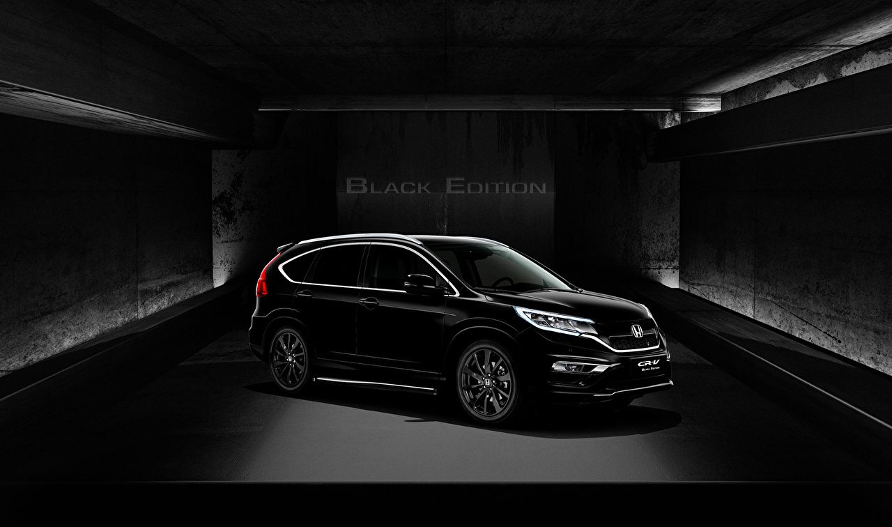 Desktop Wallpaper 2016 Honda CR V Black Edition Cars Metallic