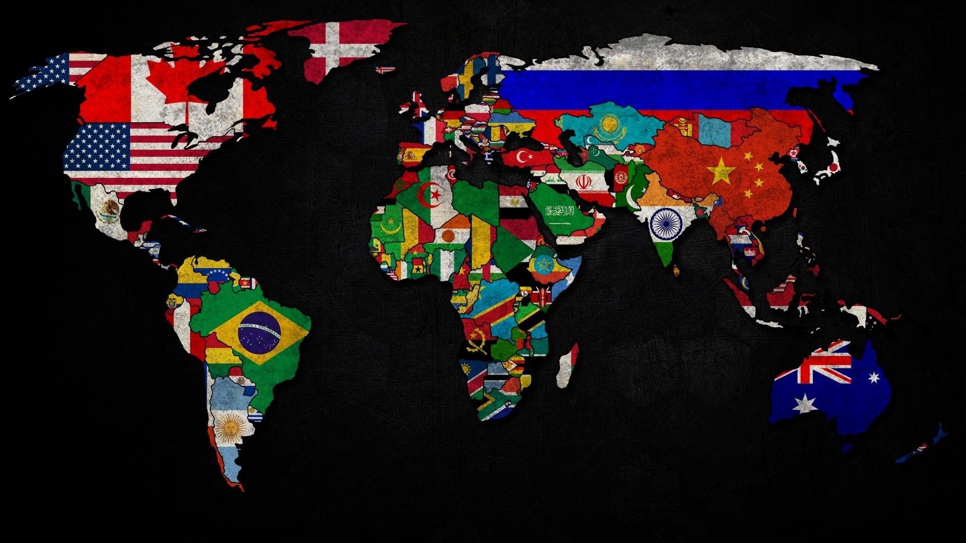 World Map Desktop Wallpaper HD