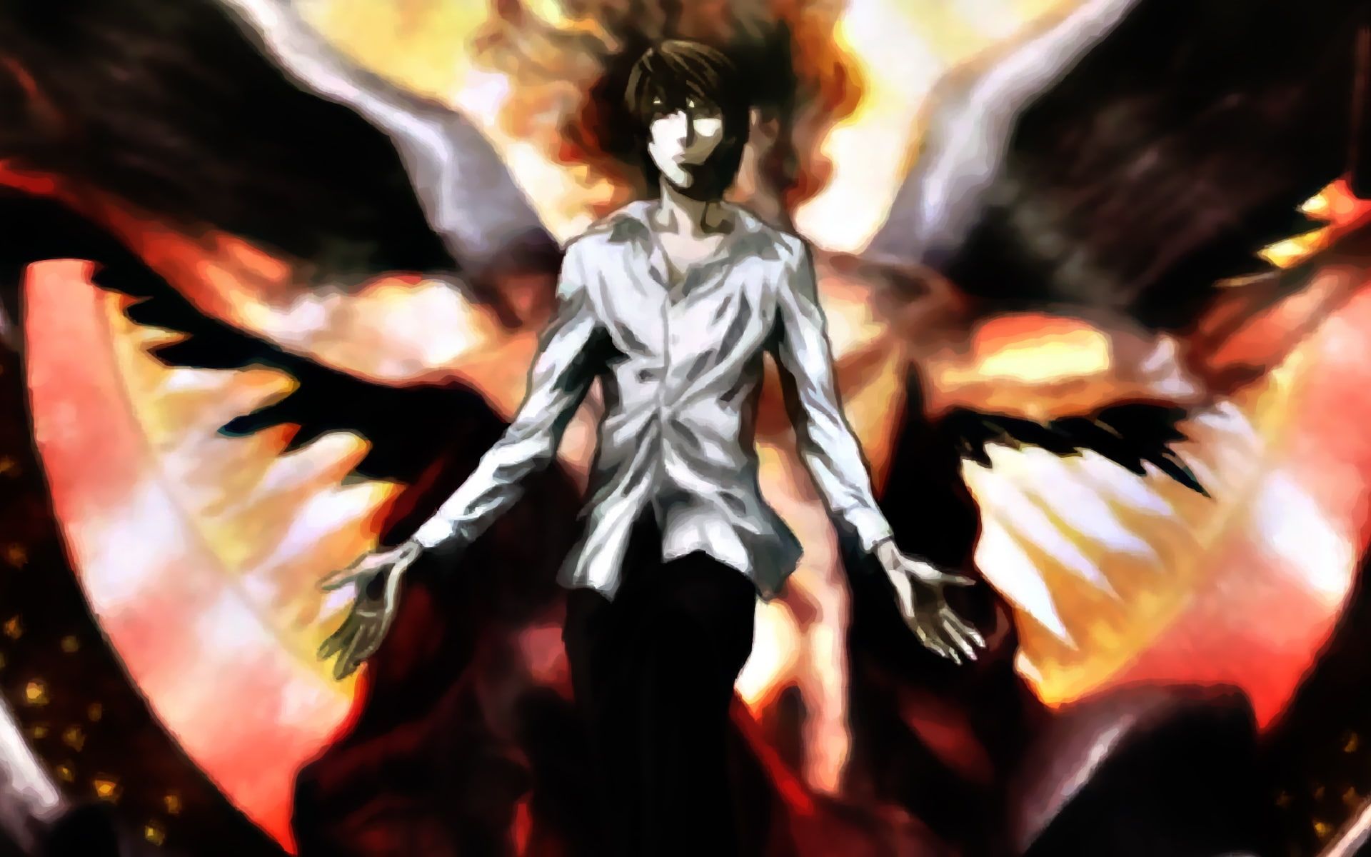 Death note light angels yagami light 1920x1200 Anime Death Note HD