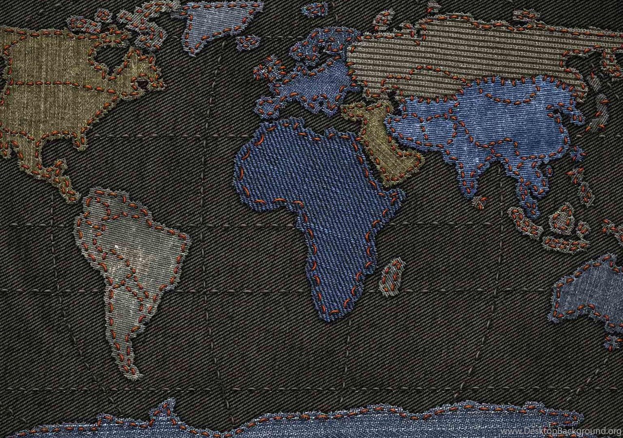 Cool World Map Desktop Wallpaper Free Download Widescreen And HD