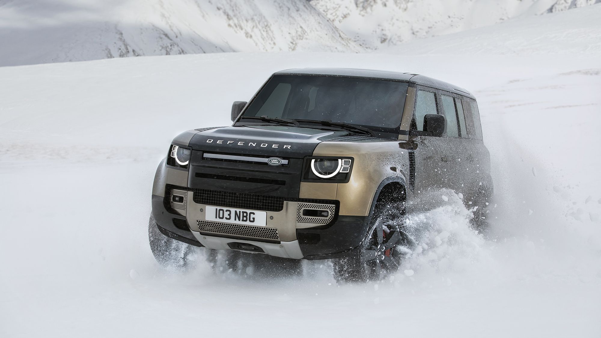 New Land Rover Defender image gallery: official image of the 2020