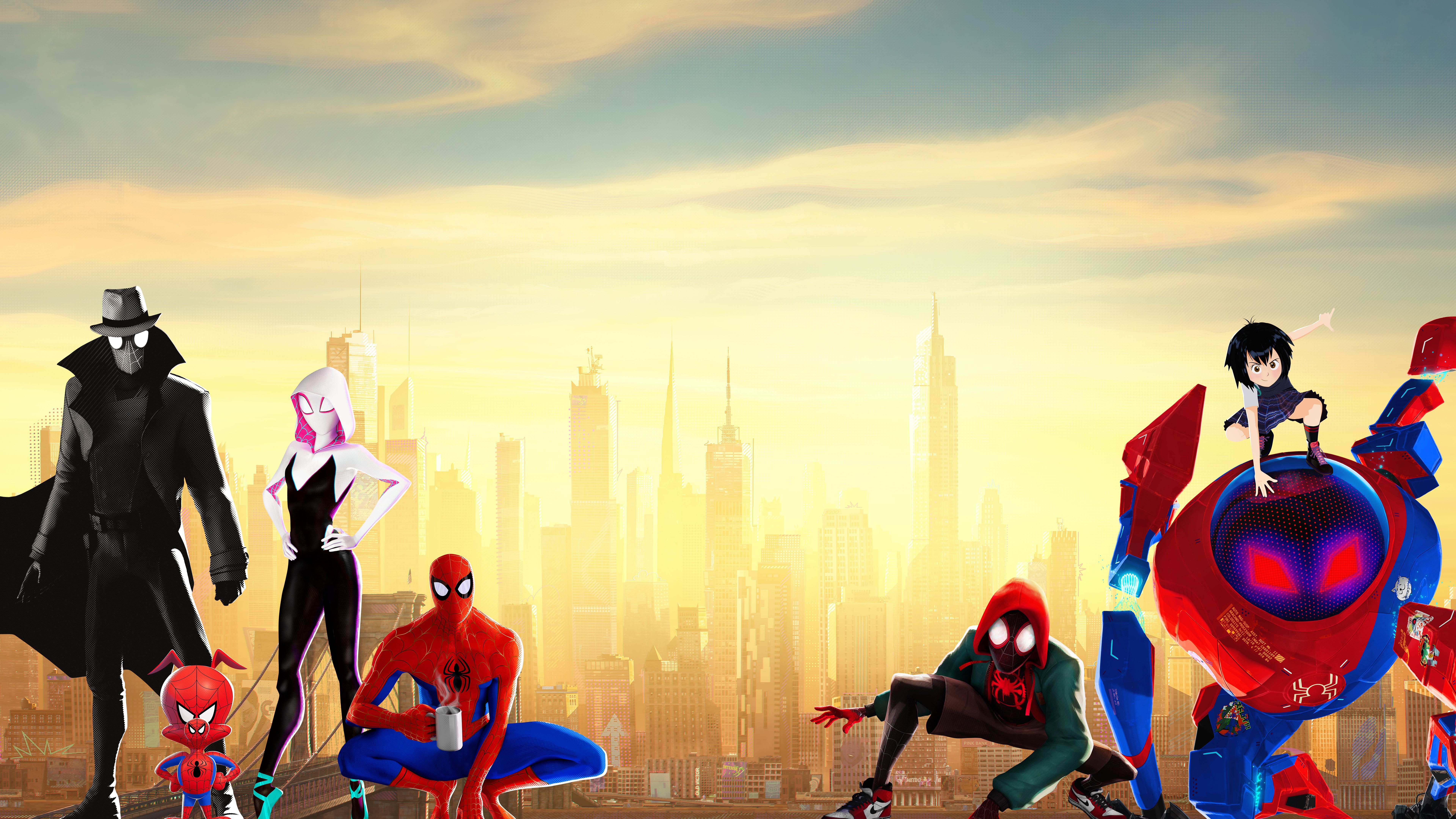 Spider Man Into The Spider Verse 4K 8K. Spider Verse, Spider Gwen