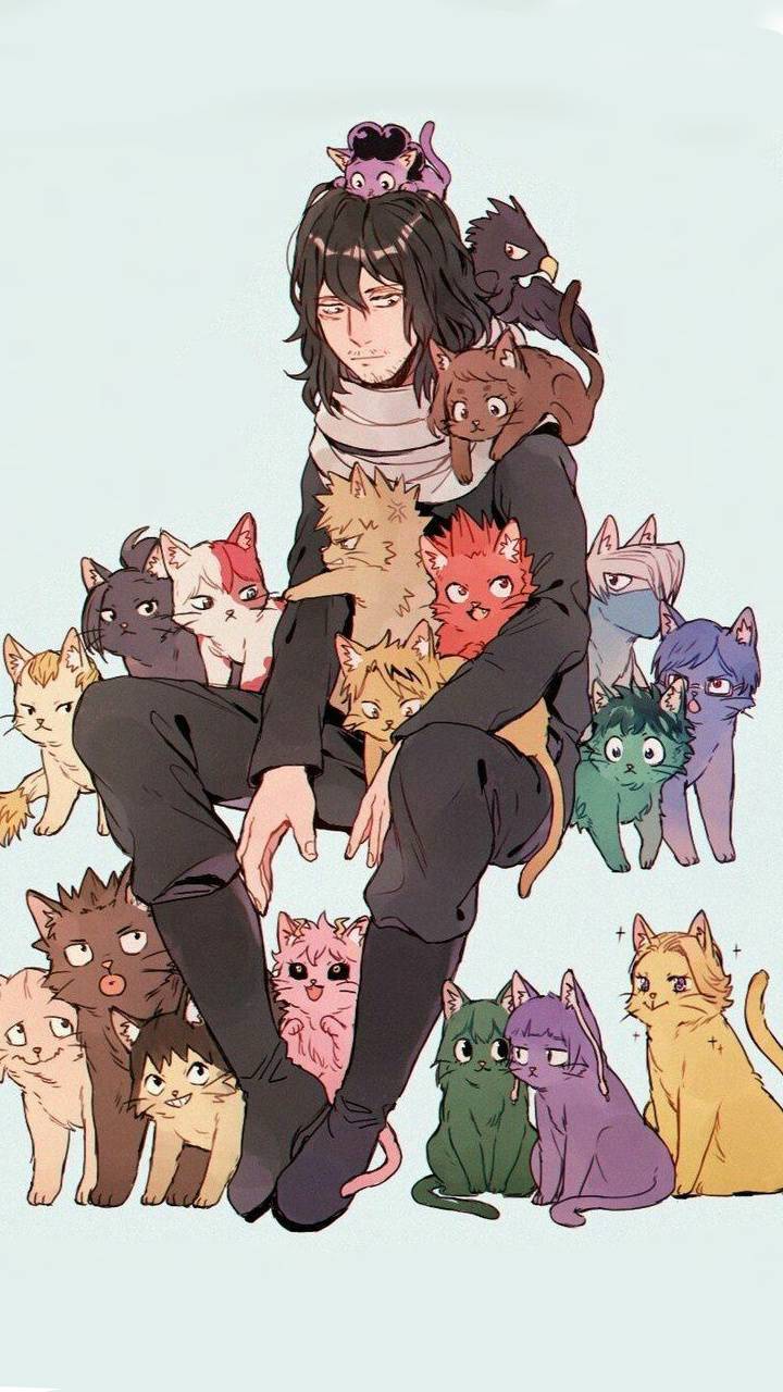 Mr aizawa cats wallpaper