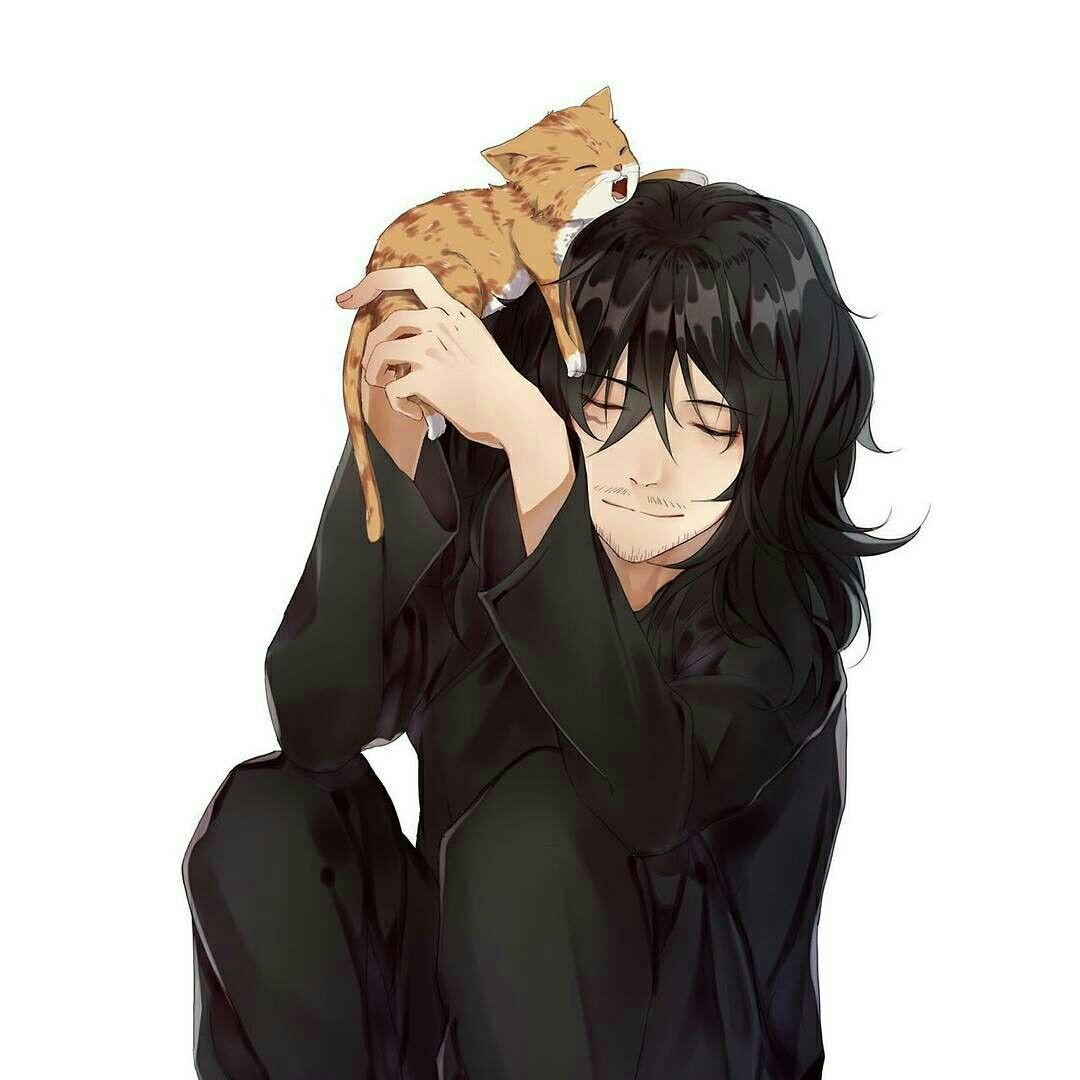 Fan art of Aizawa Shouta loving on cats is honestly my favorite.