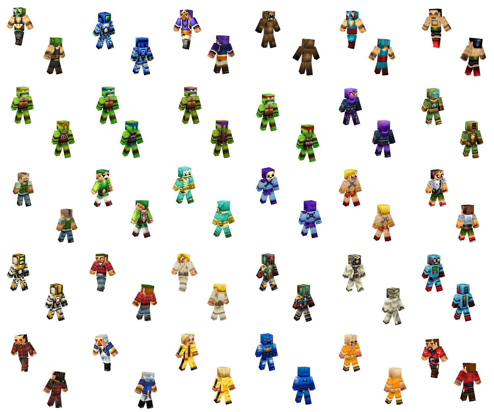 Free download yesterday i posted all my Minecraft skins up