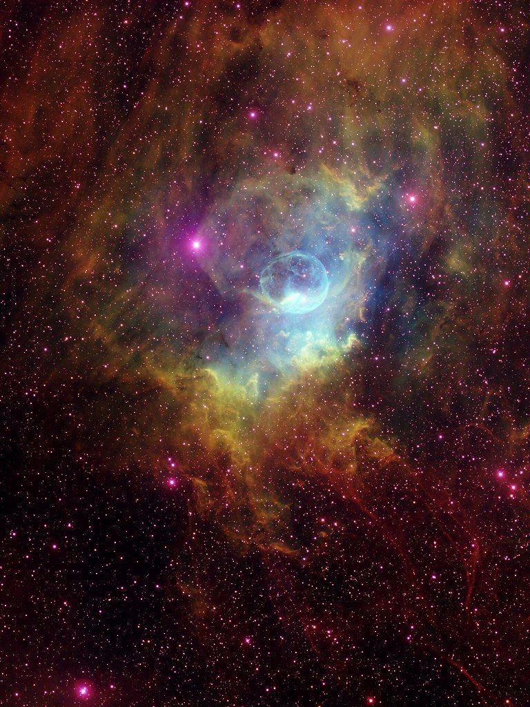 Bubble Nebula Wallpaper. NOAO image of the Bubble Nebula