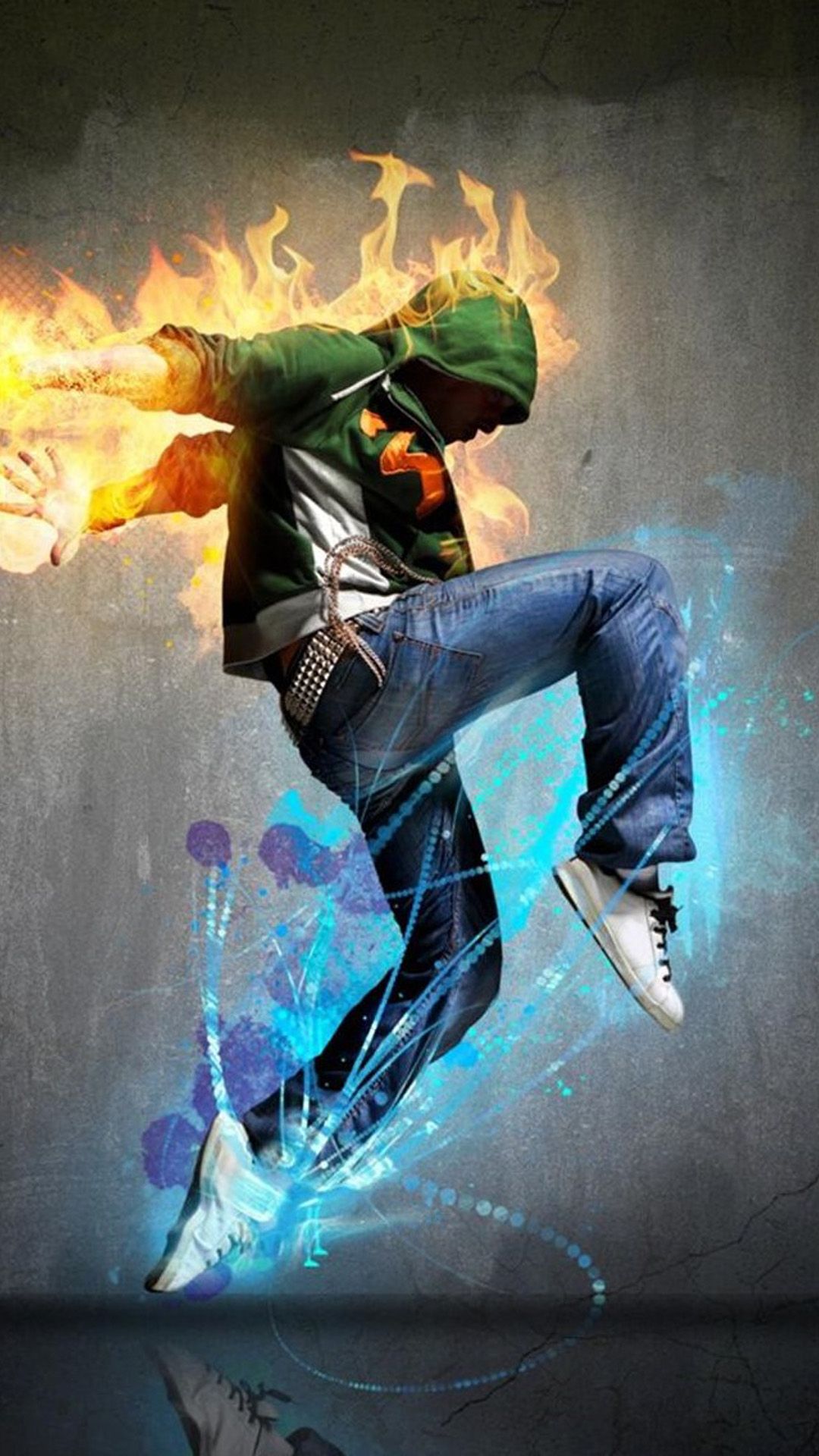 Fire Sport Dancer iPhone 8 Wallpaper. iPhone 5s wallpaper, Dance