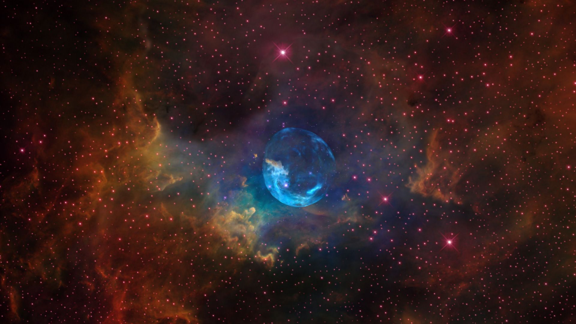 HubbleSite: Video Approaching the Bubble Nebula