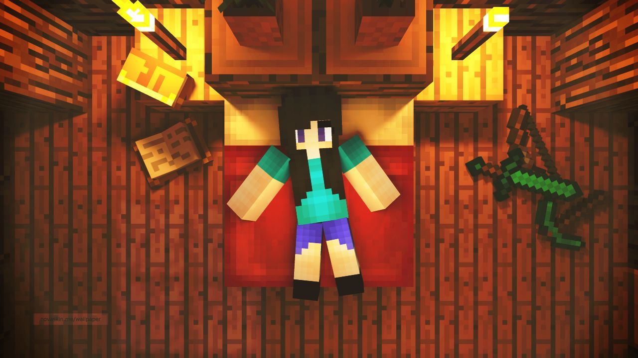 herobrine girl kawaii