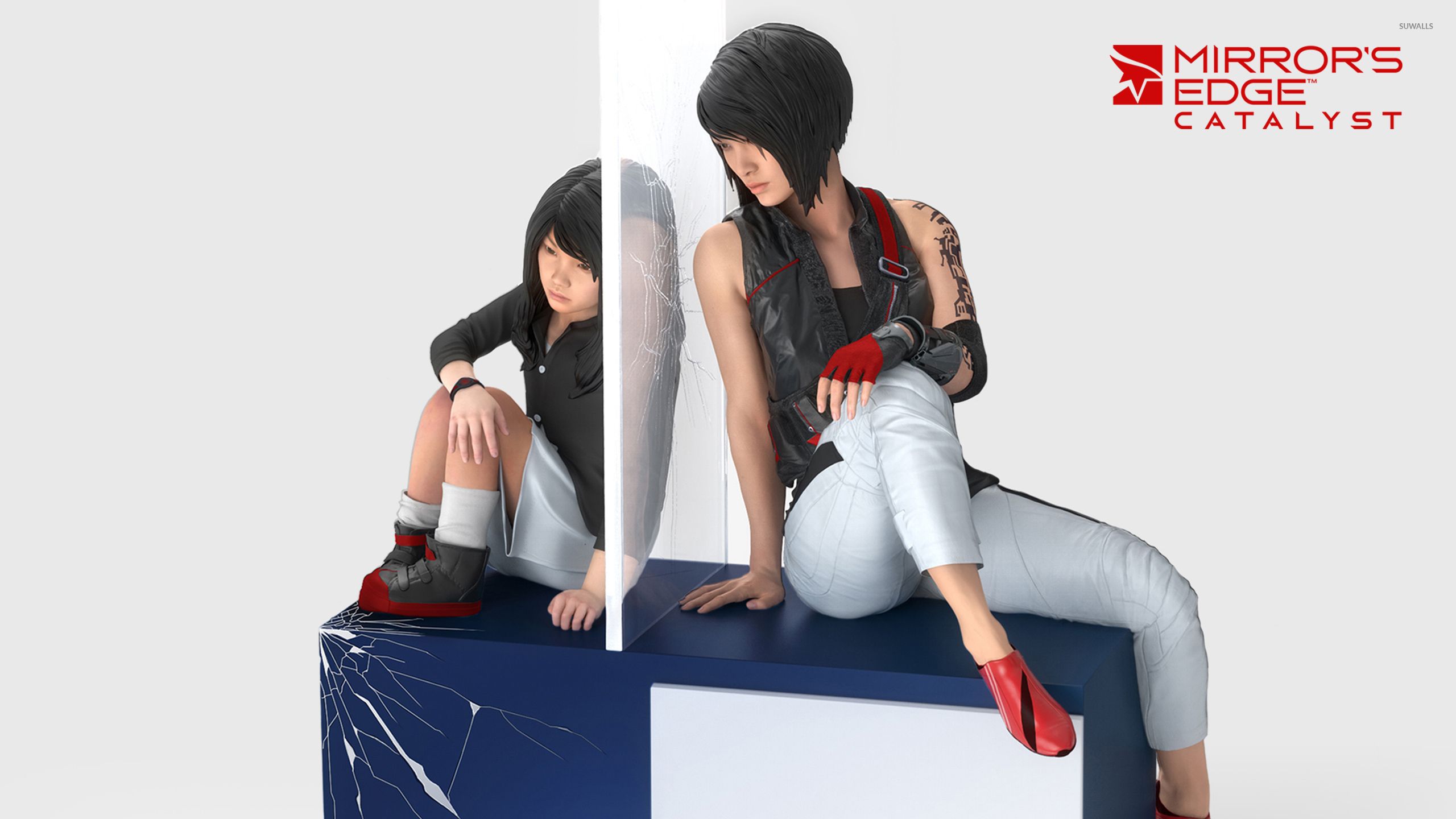 Faith as a child in Mirror's Edge Catalyst wallpaper