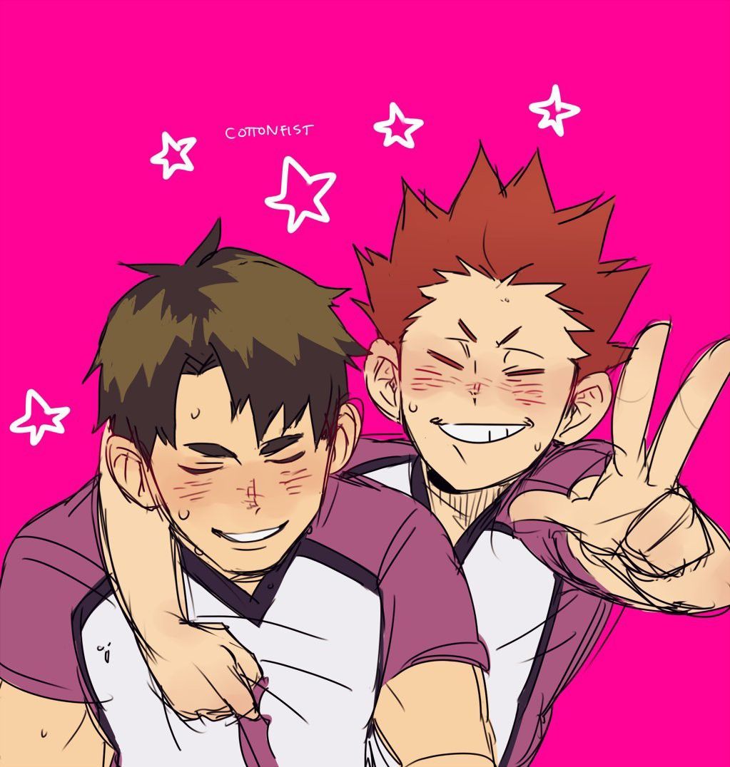 Ushijima Wakatoshi x Tendou Satori / Haikyuu!!. Haikyuu wallpaper